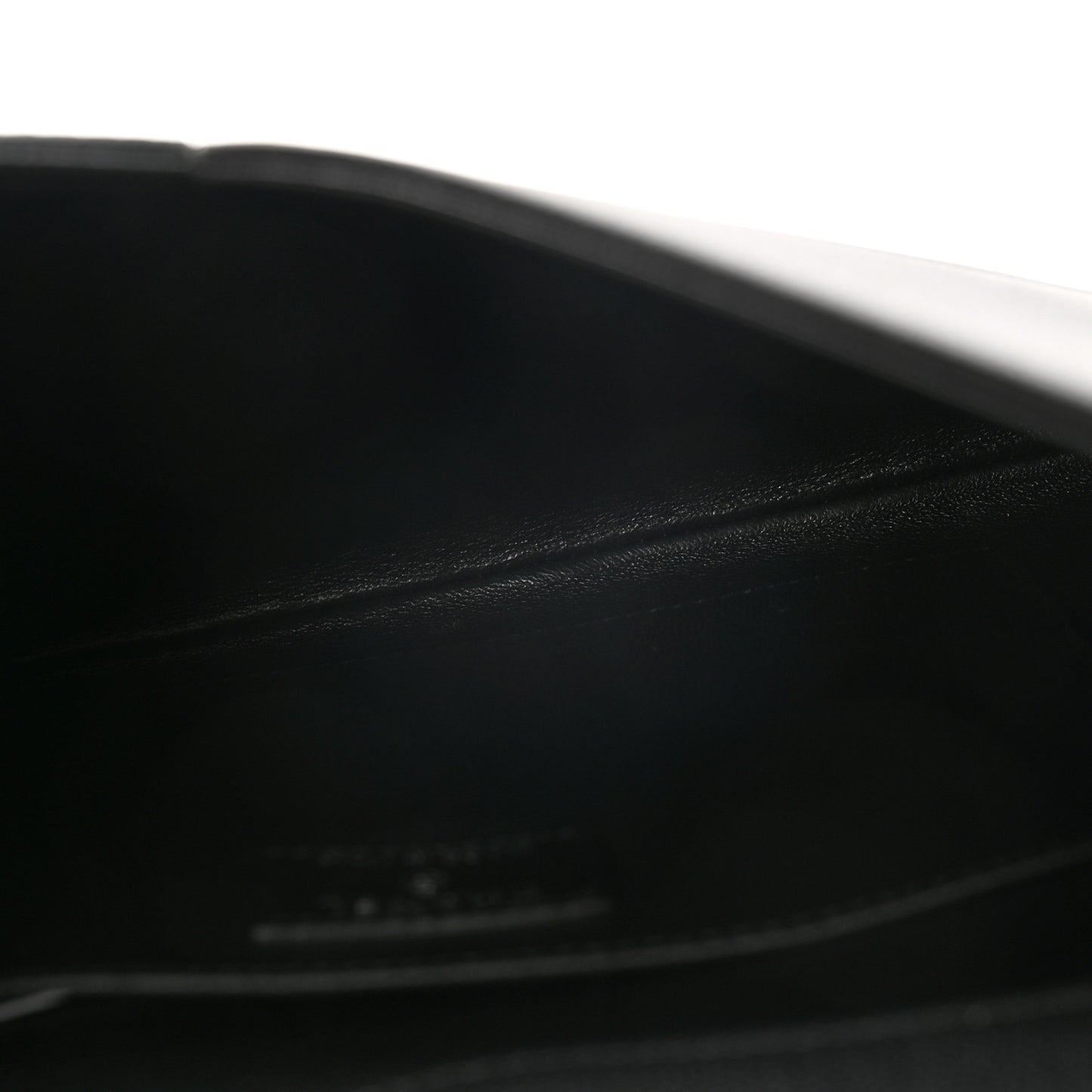 Caviar Envelope Clutch Black