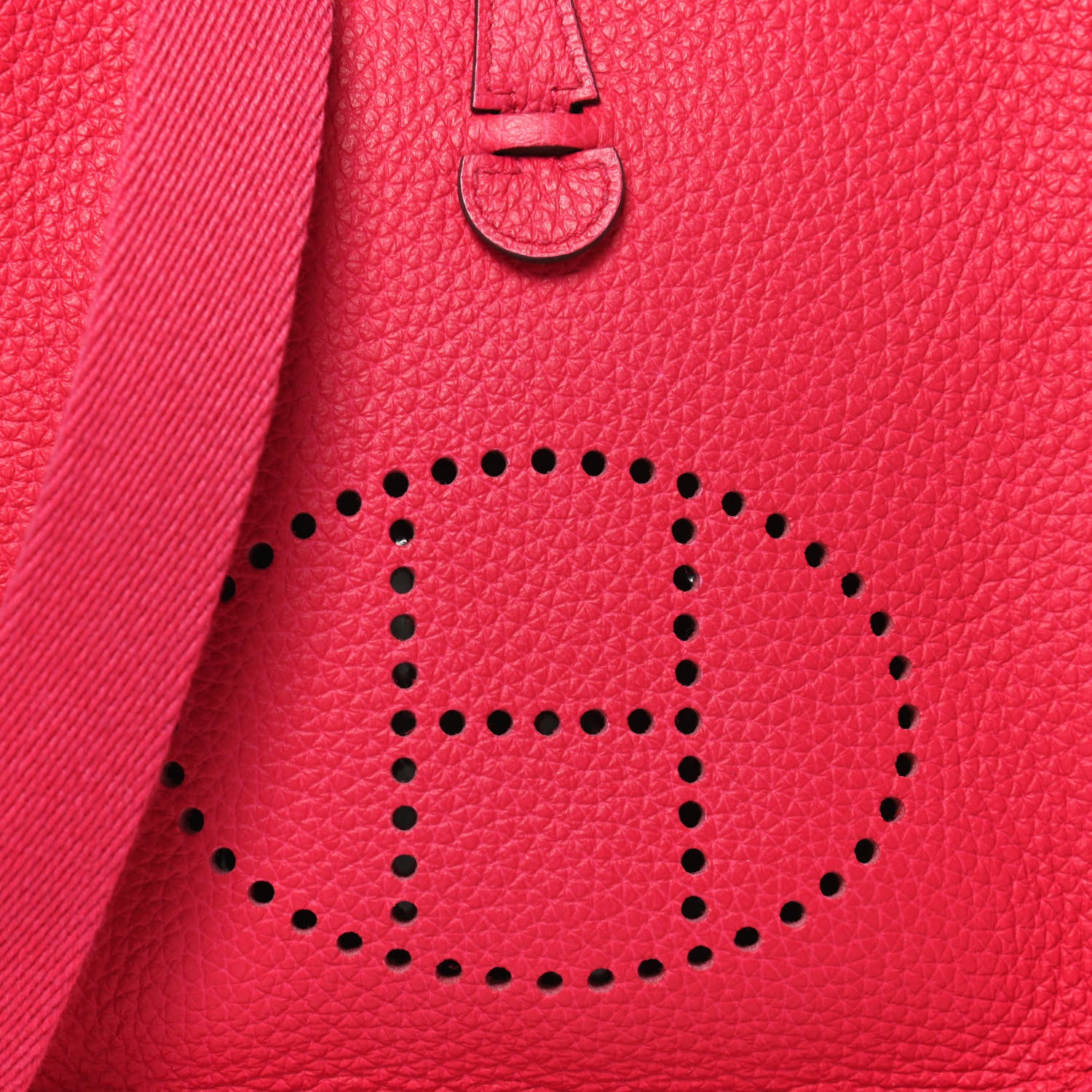 Hermes Taurillon Clemence Evelyne TPM Rose Extreme 6 of 10