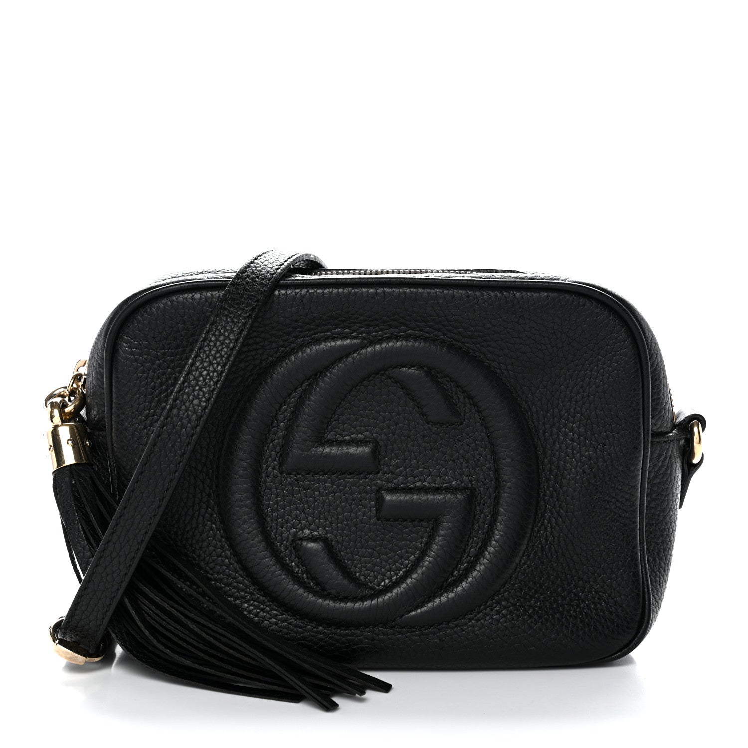 Gucci Pebbled Calfskin Small Soho Disco Bag Black 1840081