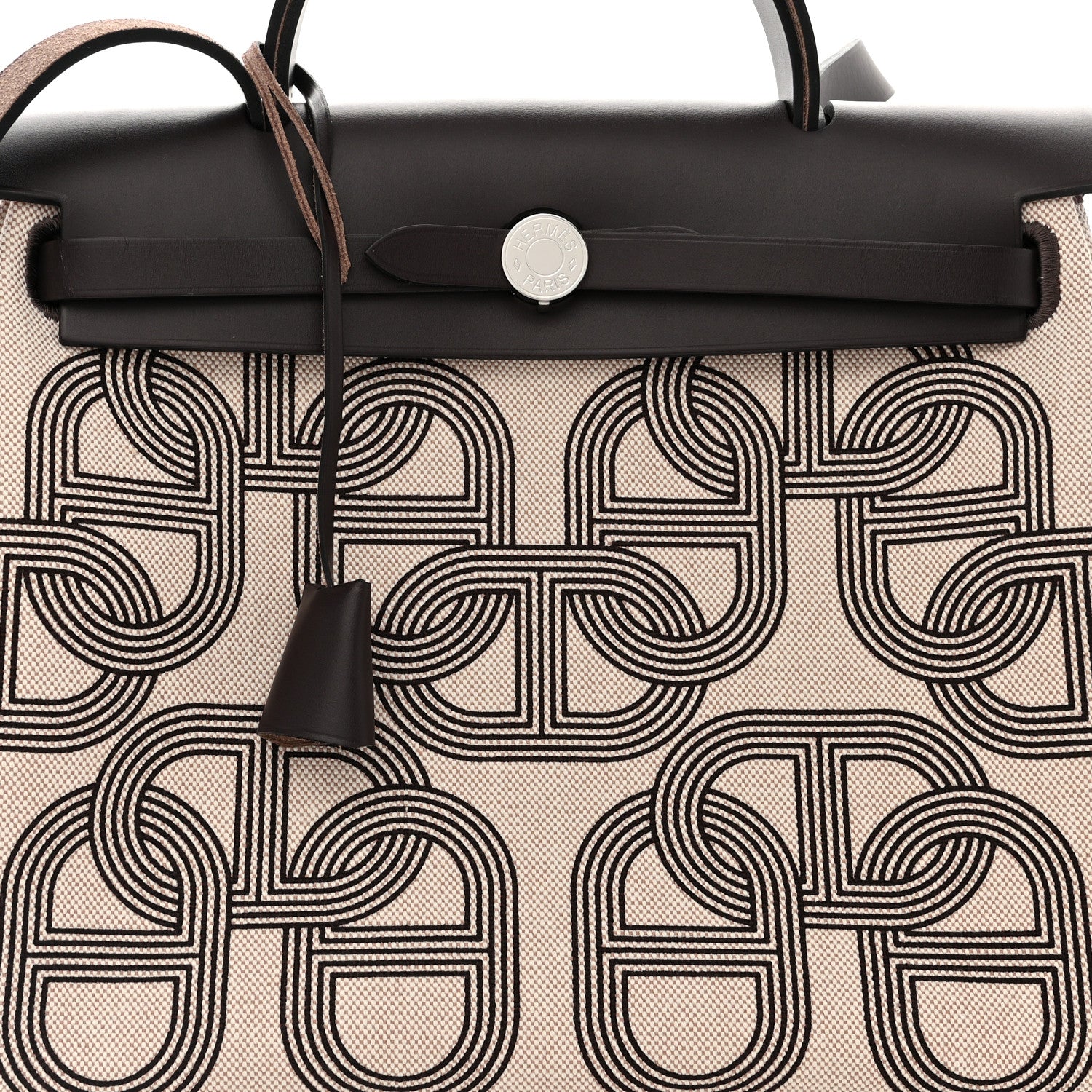 Hermes H Plume Canvas Vache Hunter Circuit 24 Herbag Zip Retourne 31 Ebene Ecru 9 of 12