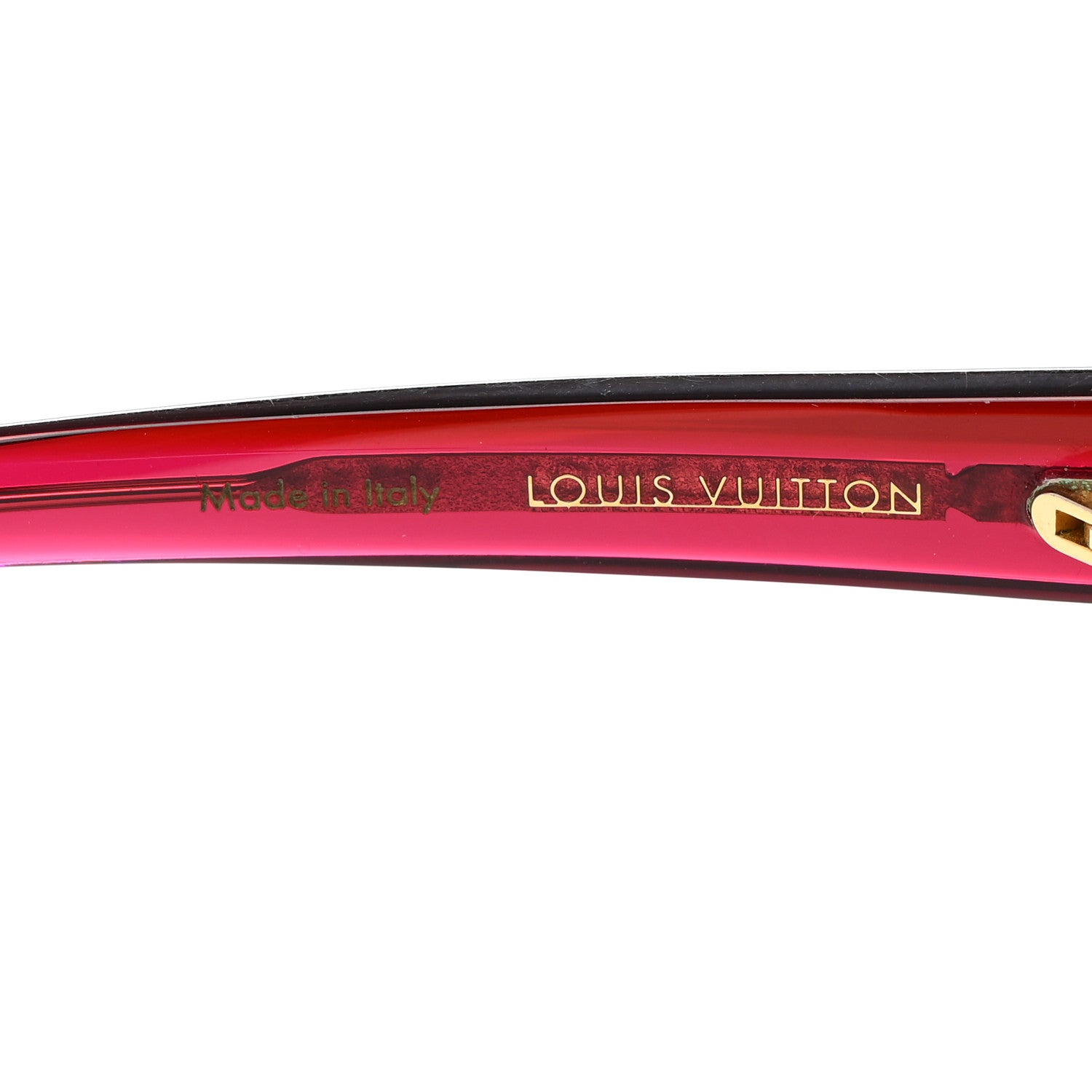 Louis Vuitton Acetate Square Sunglasses Z0819W Pink 5 of 8