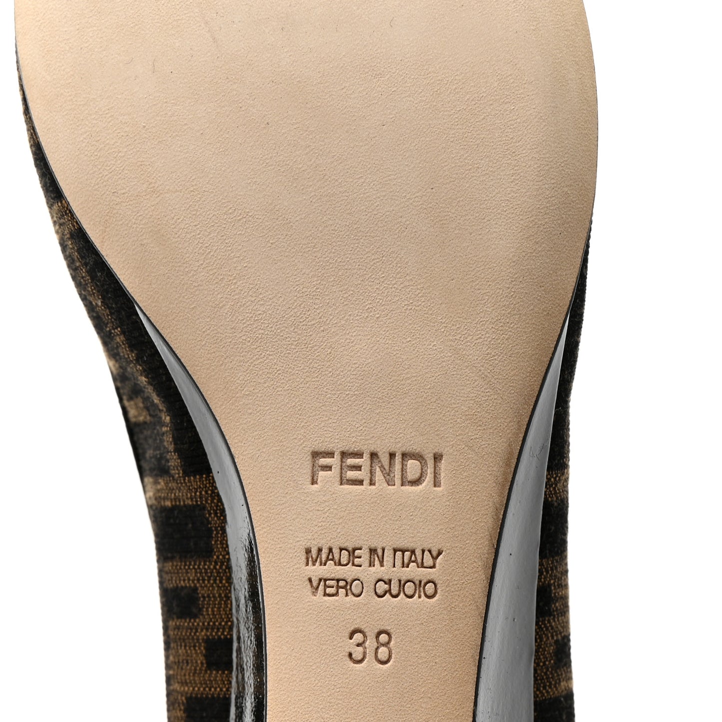 Zucca Vernice Zeppa Wedge Pumps 38 Tobacco Black