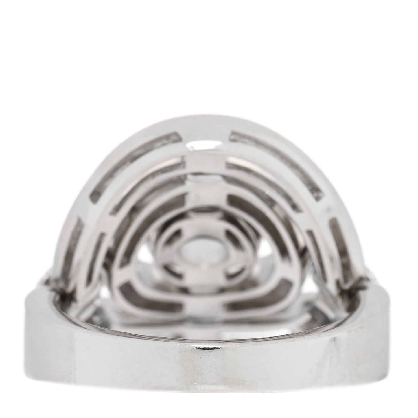 18K White Gold Astrale Cerchi Ring 54 7