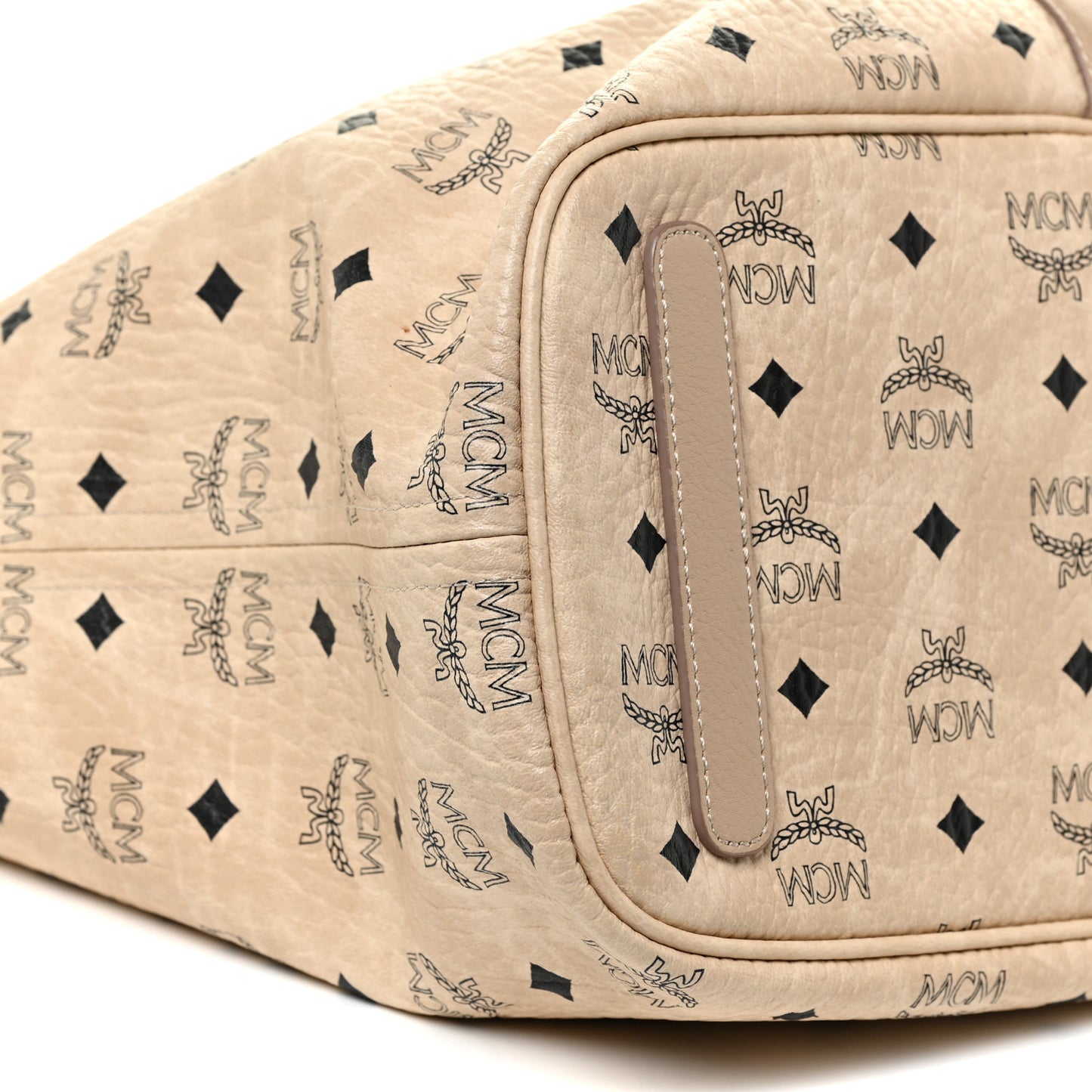 Visetos Medium Liz Reversible Shopper Tote Beige