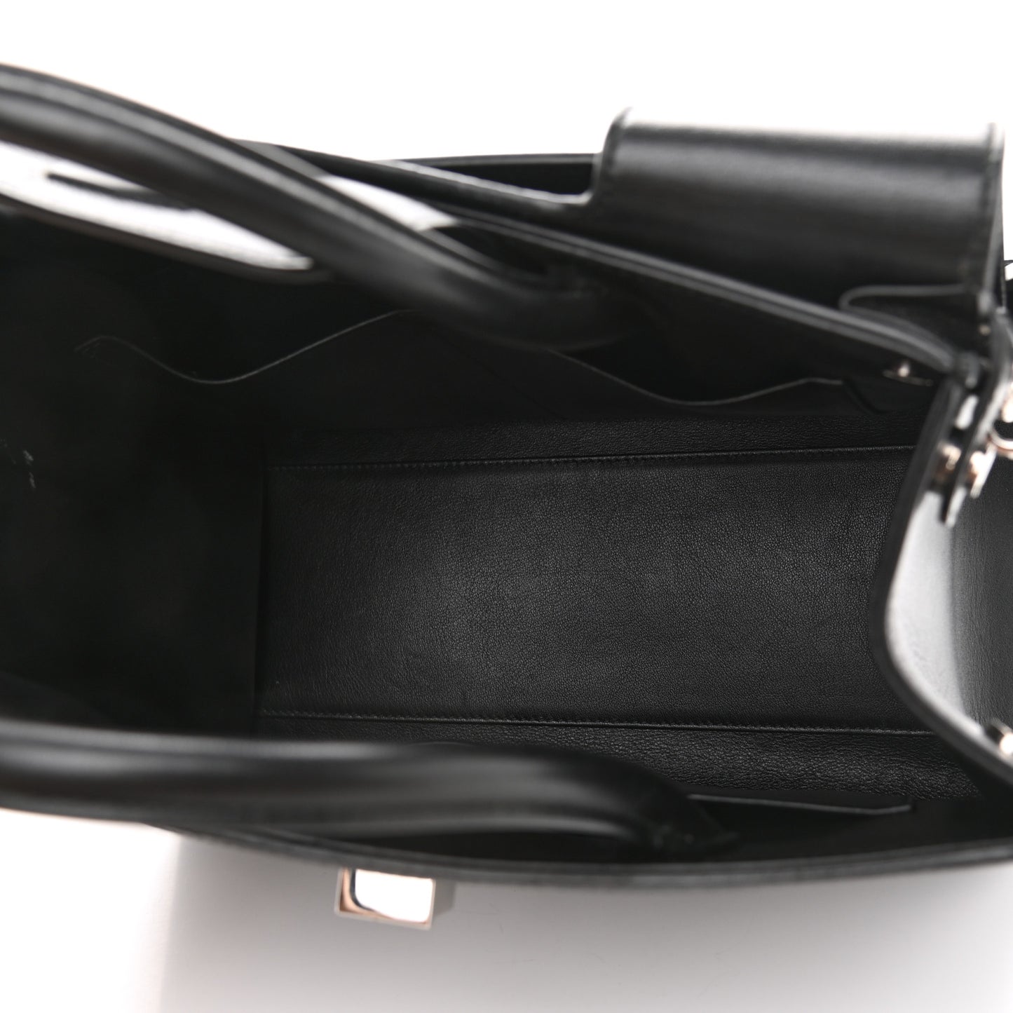 Grained Calfskin Medium Diorever Flap Black