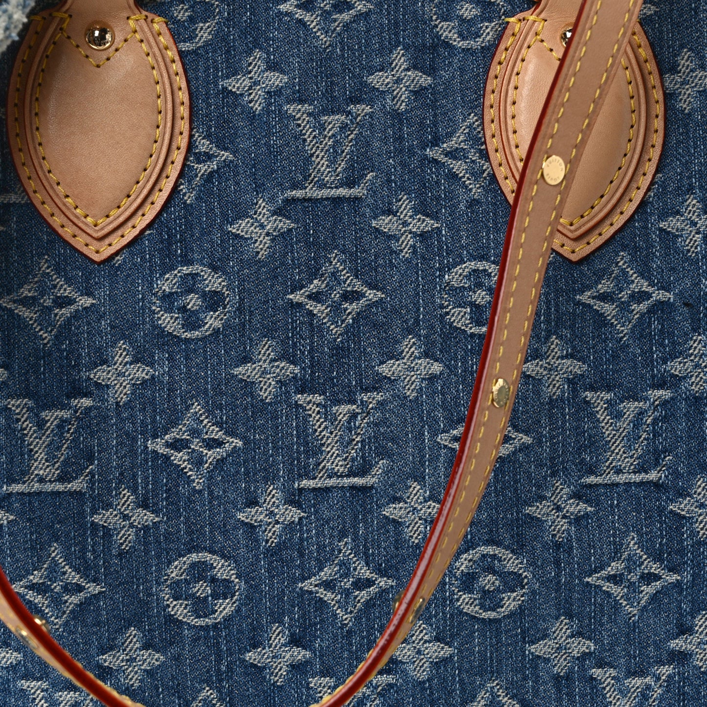 Monogram Denim Onthego MM Blue