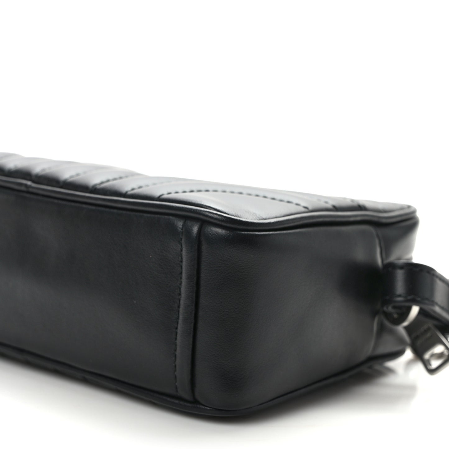 Soft Calfskin Diagramme Crossbody Bag Black