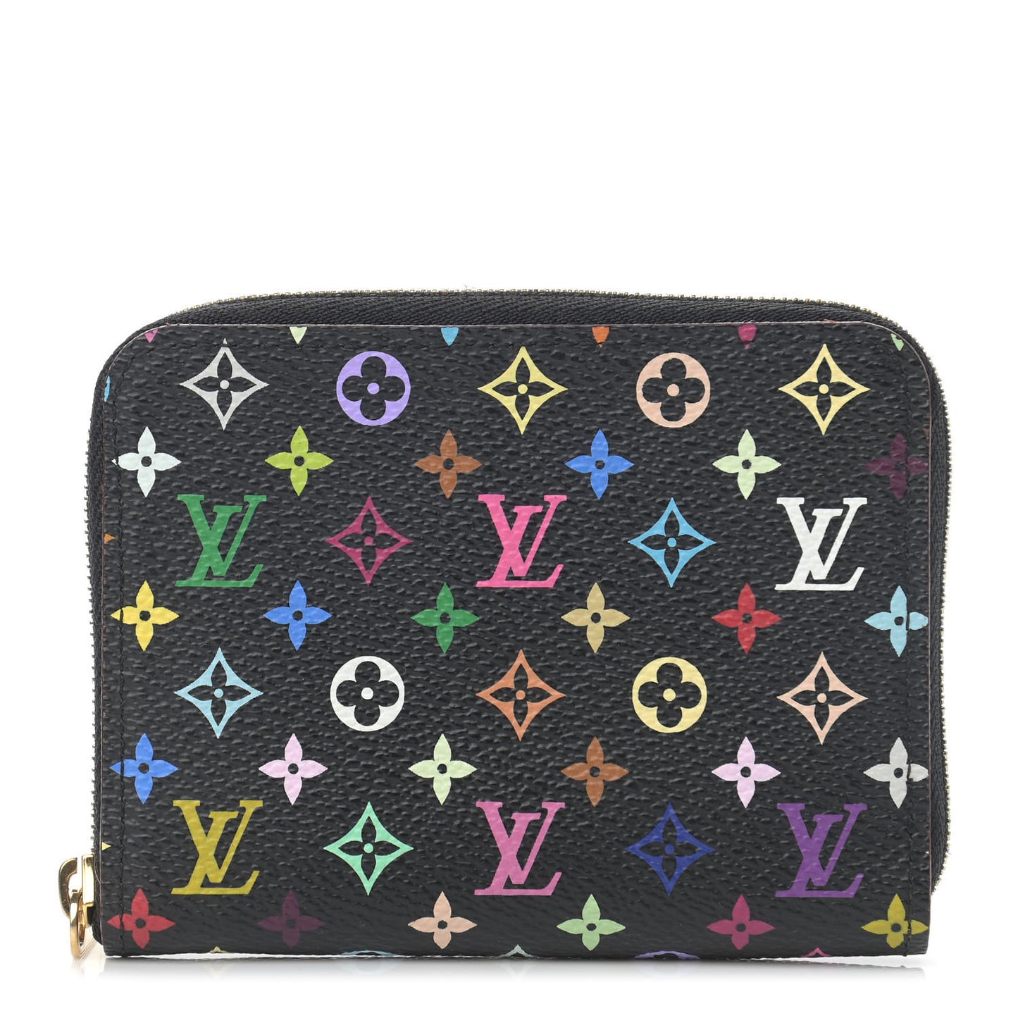 Monogram Multicolor Zippy Coin Purse Black Grenade