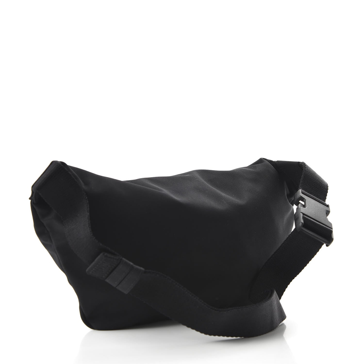 Balenciaga Recycled Sport Nylon Logo Embroidered Wheel Beltpack Black 3 of 10