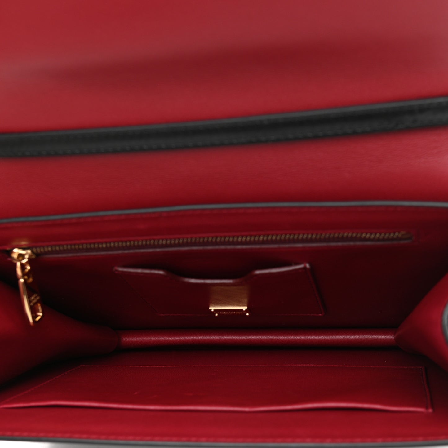 Calfskin Lucia Shoulder Bag Black