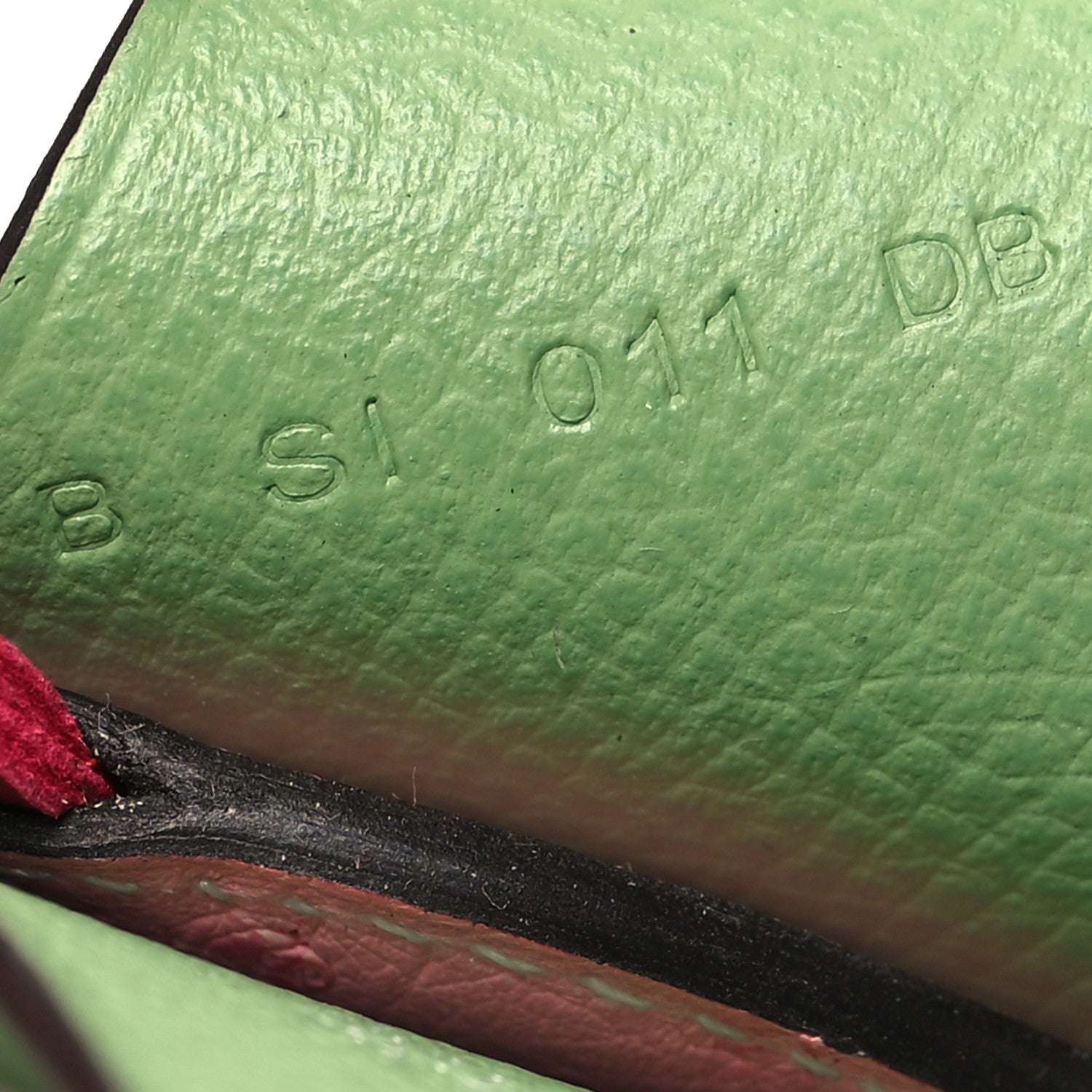 Hermes Ostrich Epsom Swift Birdy Bag Charm Vert Criquet Bubblegum Nata Menthe Bleu France Framboise 4 of 5