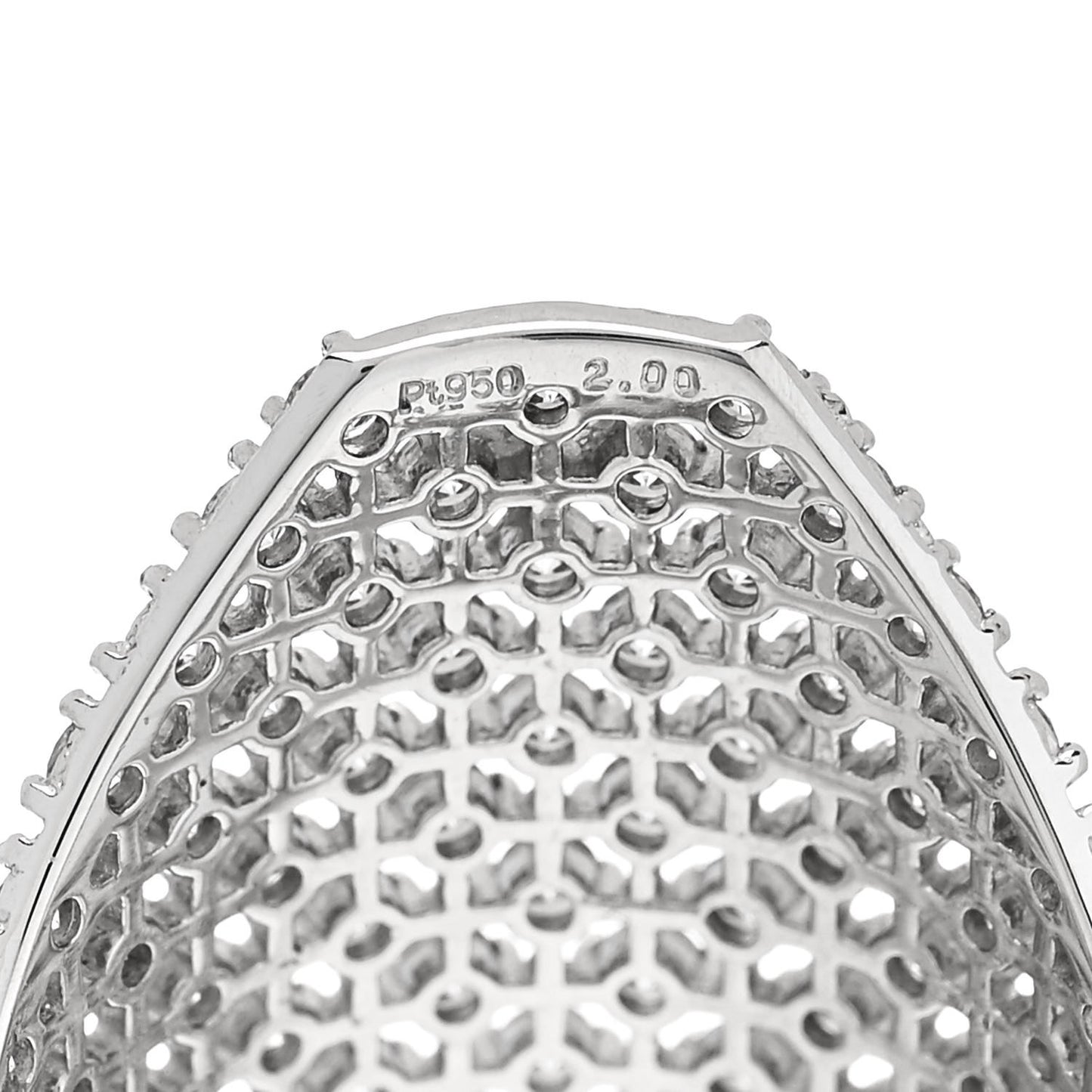 Platinum Diamond 2.00ctw Cocktail Ring 54 6.75