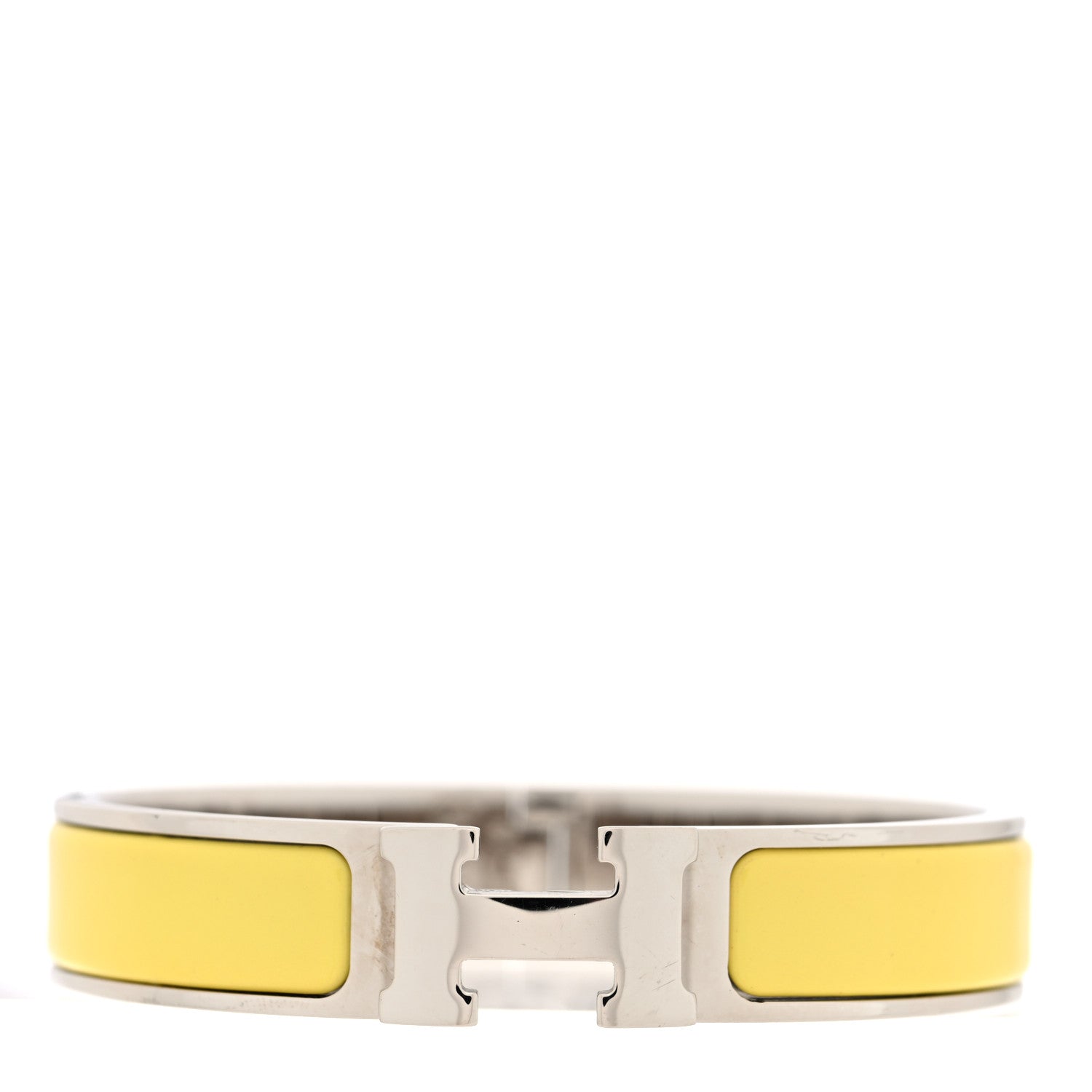 ブレスレット　HERMES Clic H Bracelet イエロー Hermes Enamel Narrow Clic Clac H Bracelet PM Jaune Tennis 1863127
