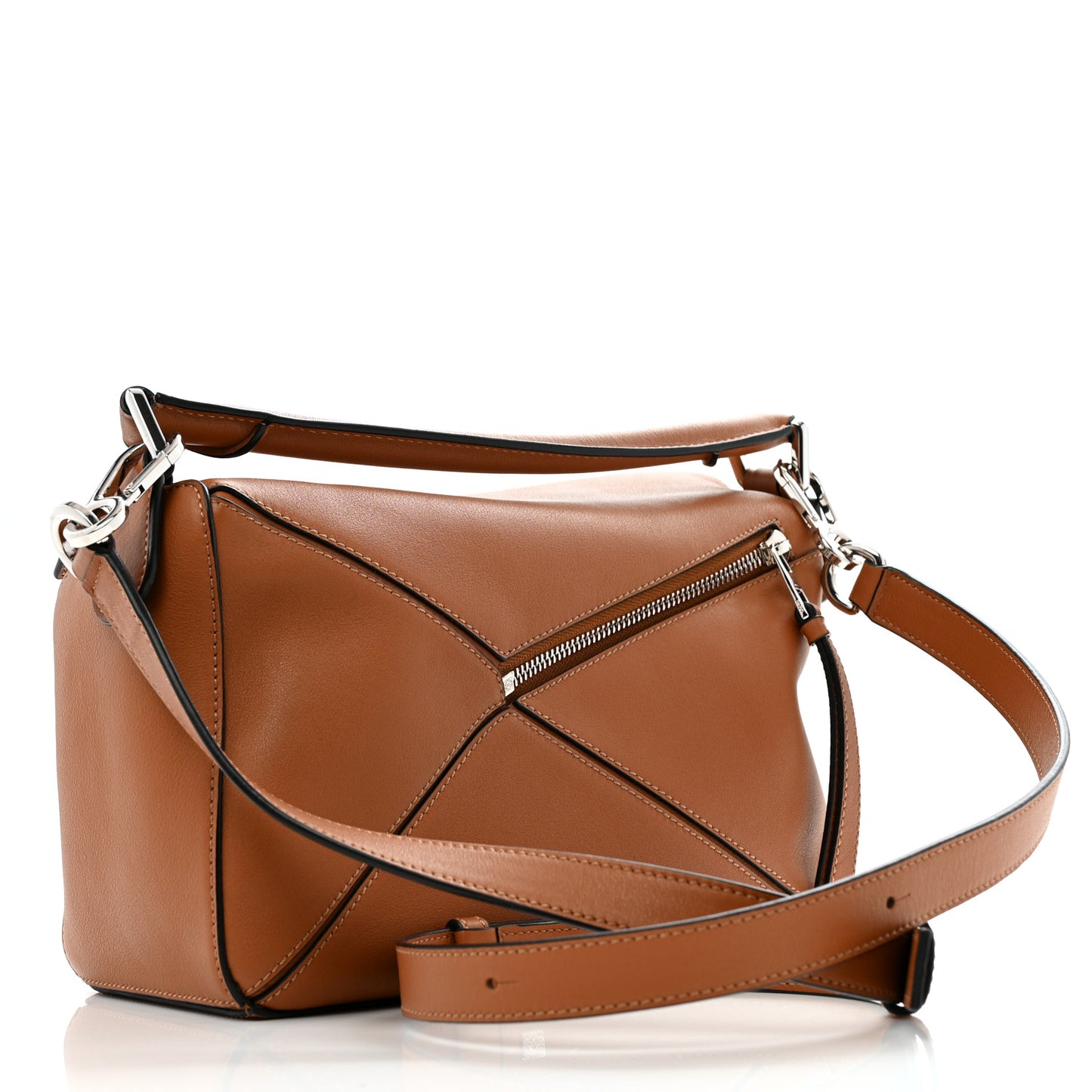 Calfskin Small Puzzle Bag Tan