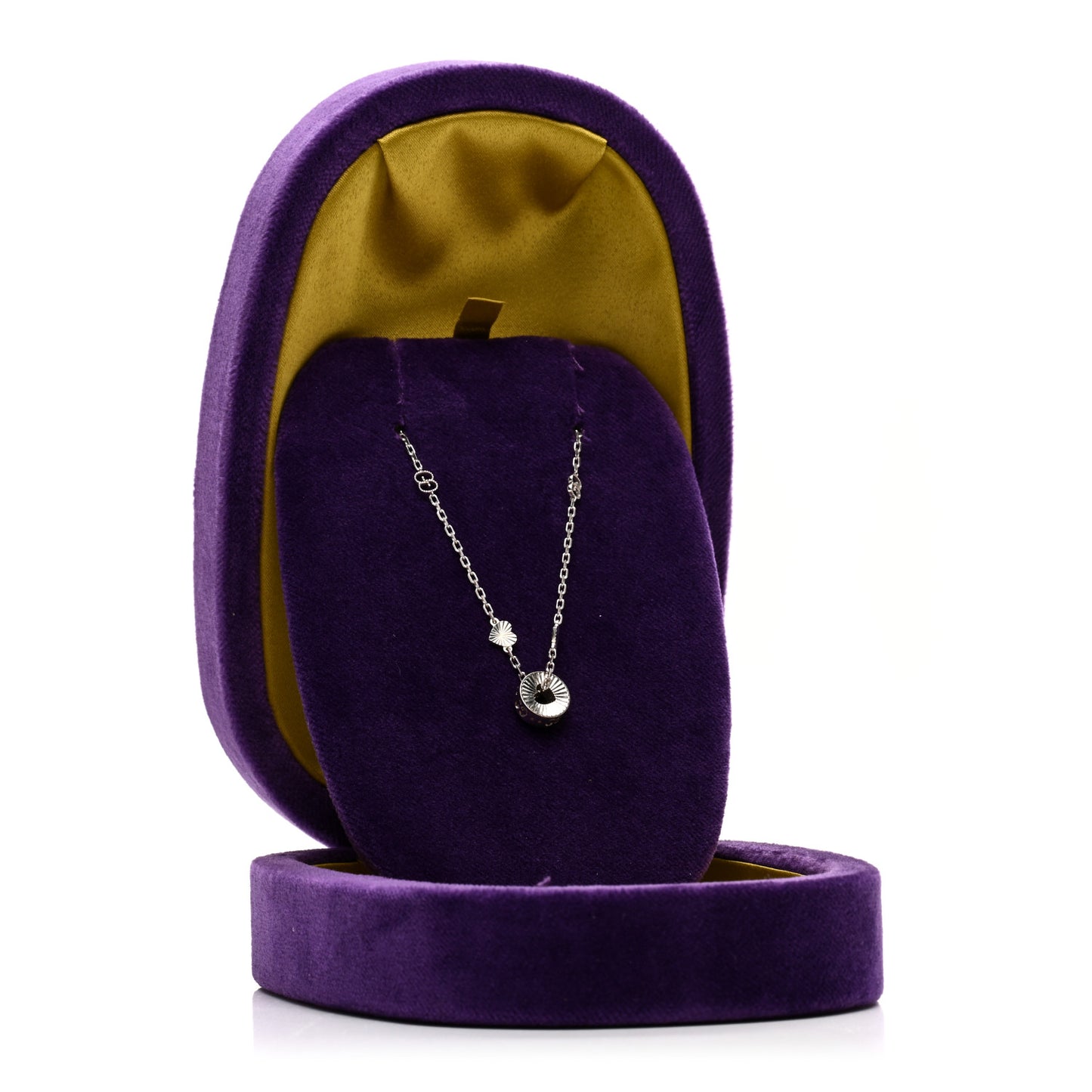 18K White Gold Icon Heart Bracelet