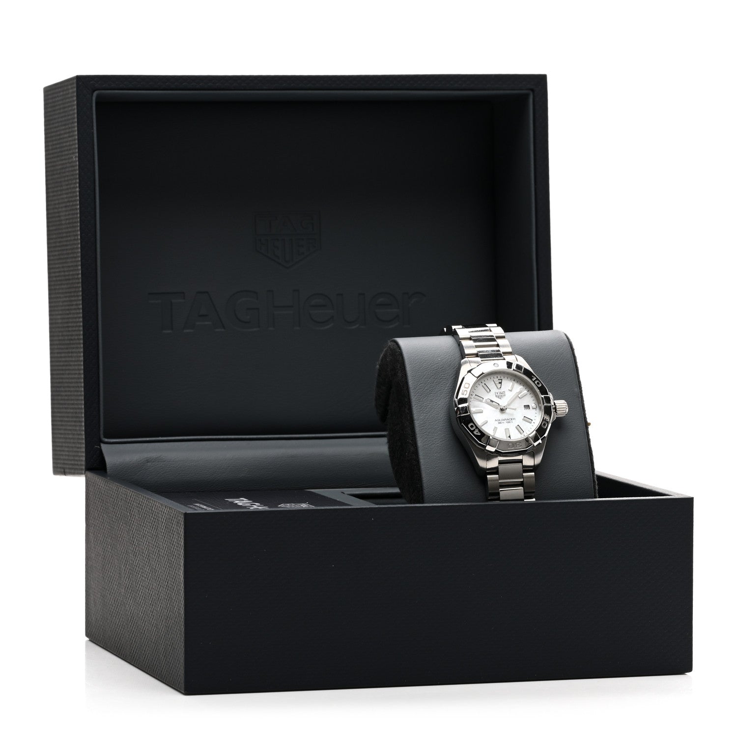 Tag Heuer Stainless Steel Mother of Pearl 27mm Aquaracer Lady Quartz Watch WBD1411 5 of 5