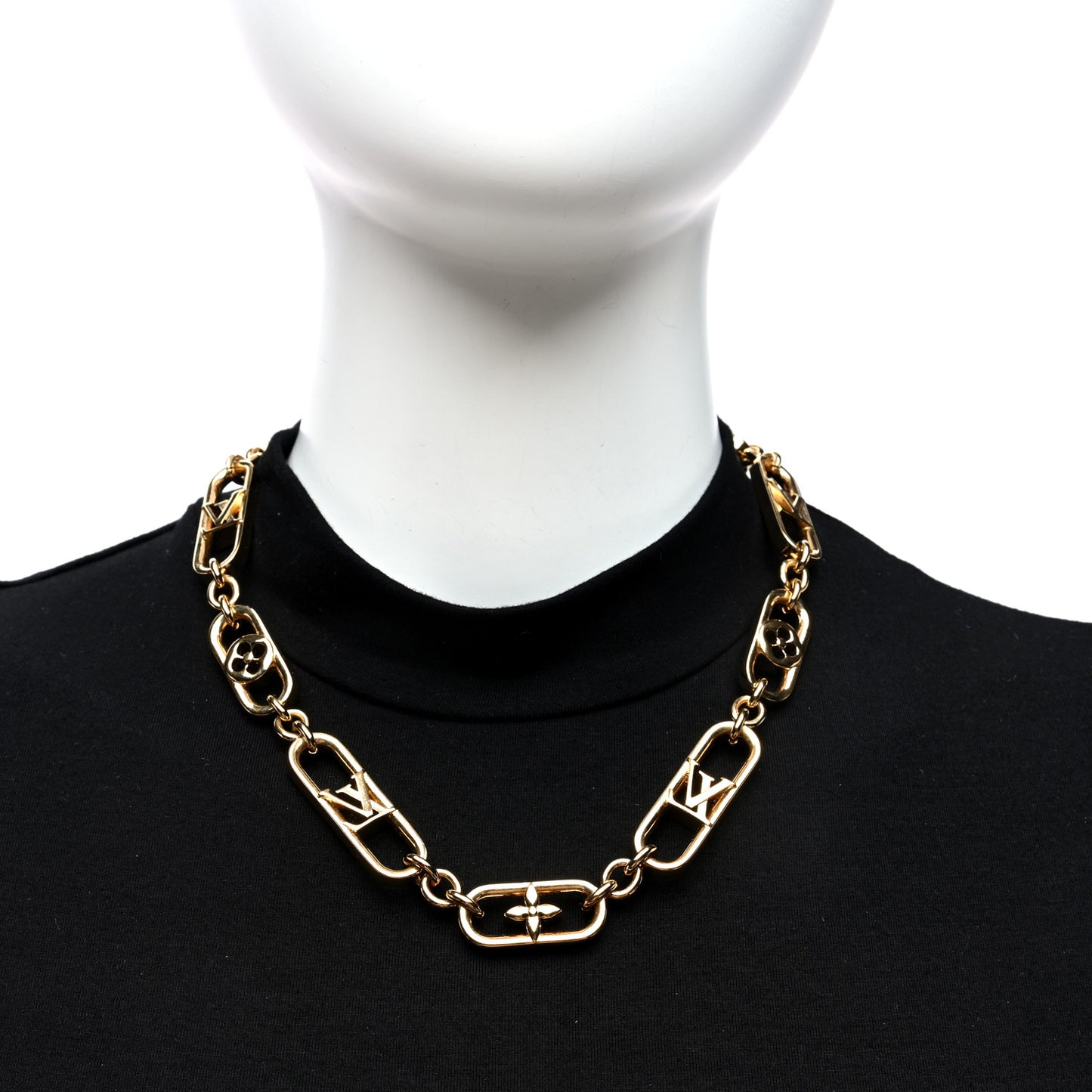 Metal My LV Chain Necklace Gold