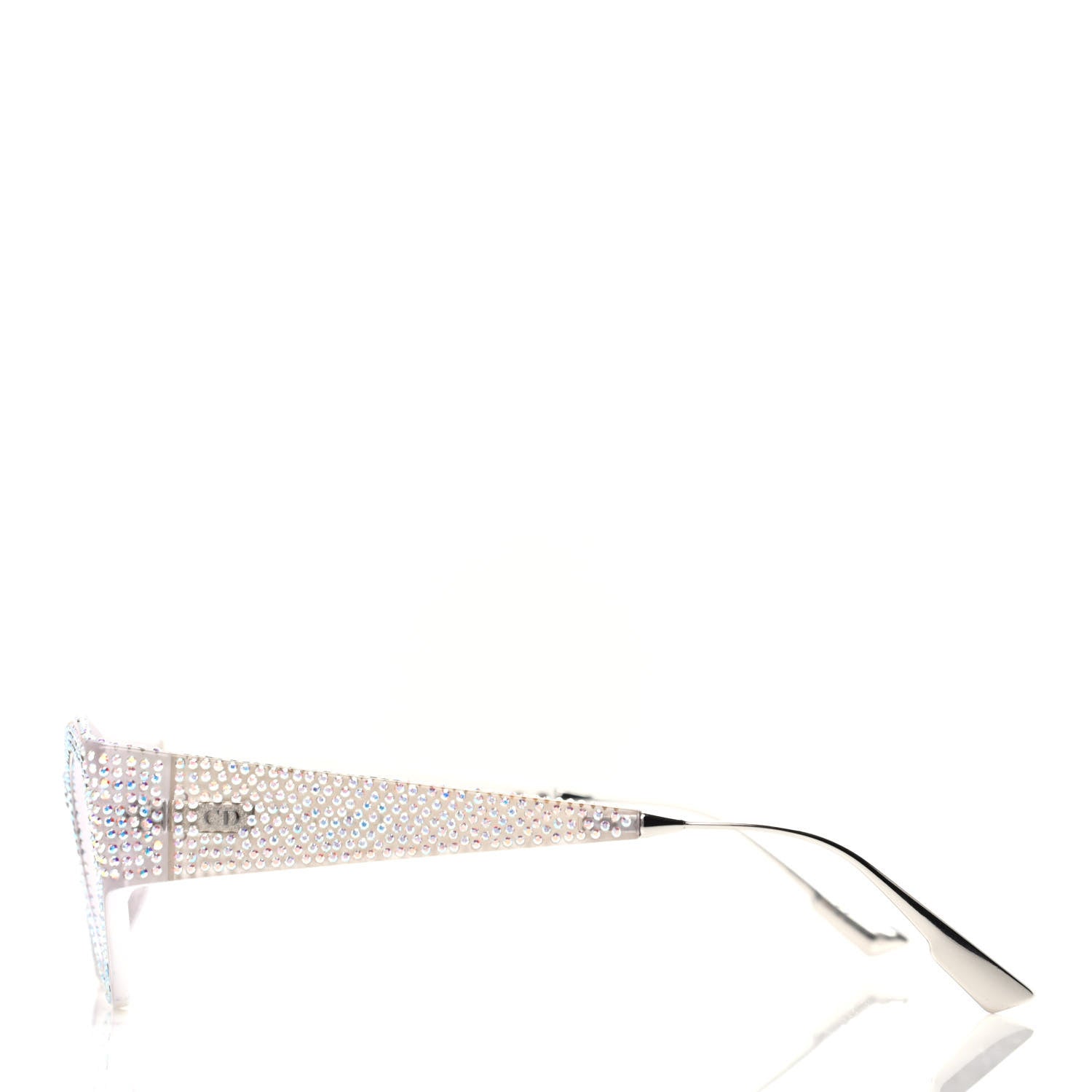 Christian Dior Acetate Crystal CatStyleDior1S Sunglasses Silver 3 of 7