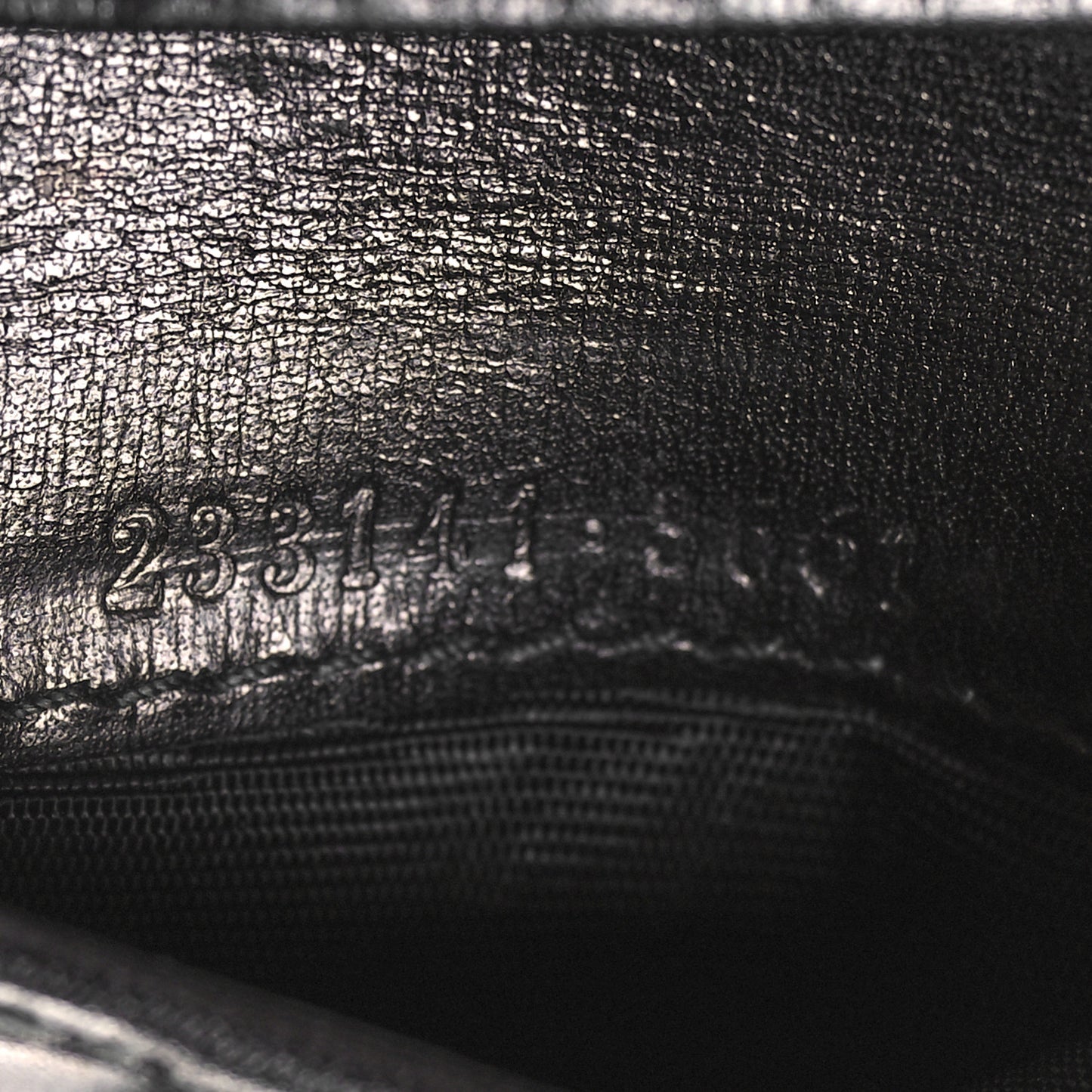 Lizard Bi-Fold Wallet Black