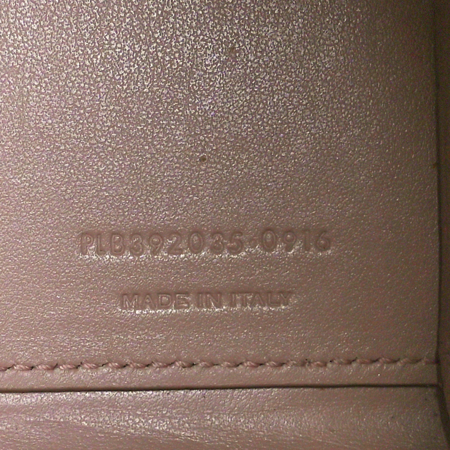 Grained Calfskin Nano Sac De Jour Antique Rose