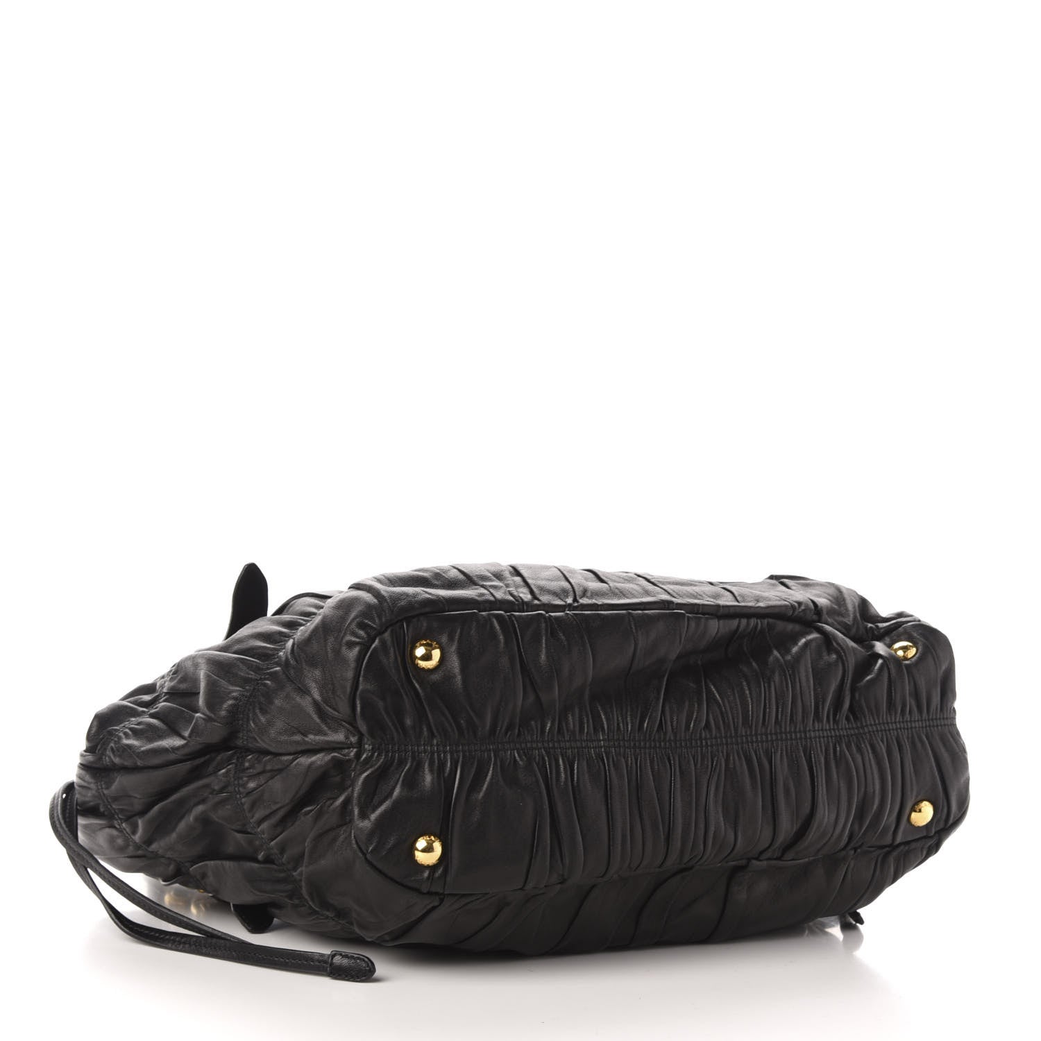 Prada Nappa Gaufre Antik Tote Black 4 of 11