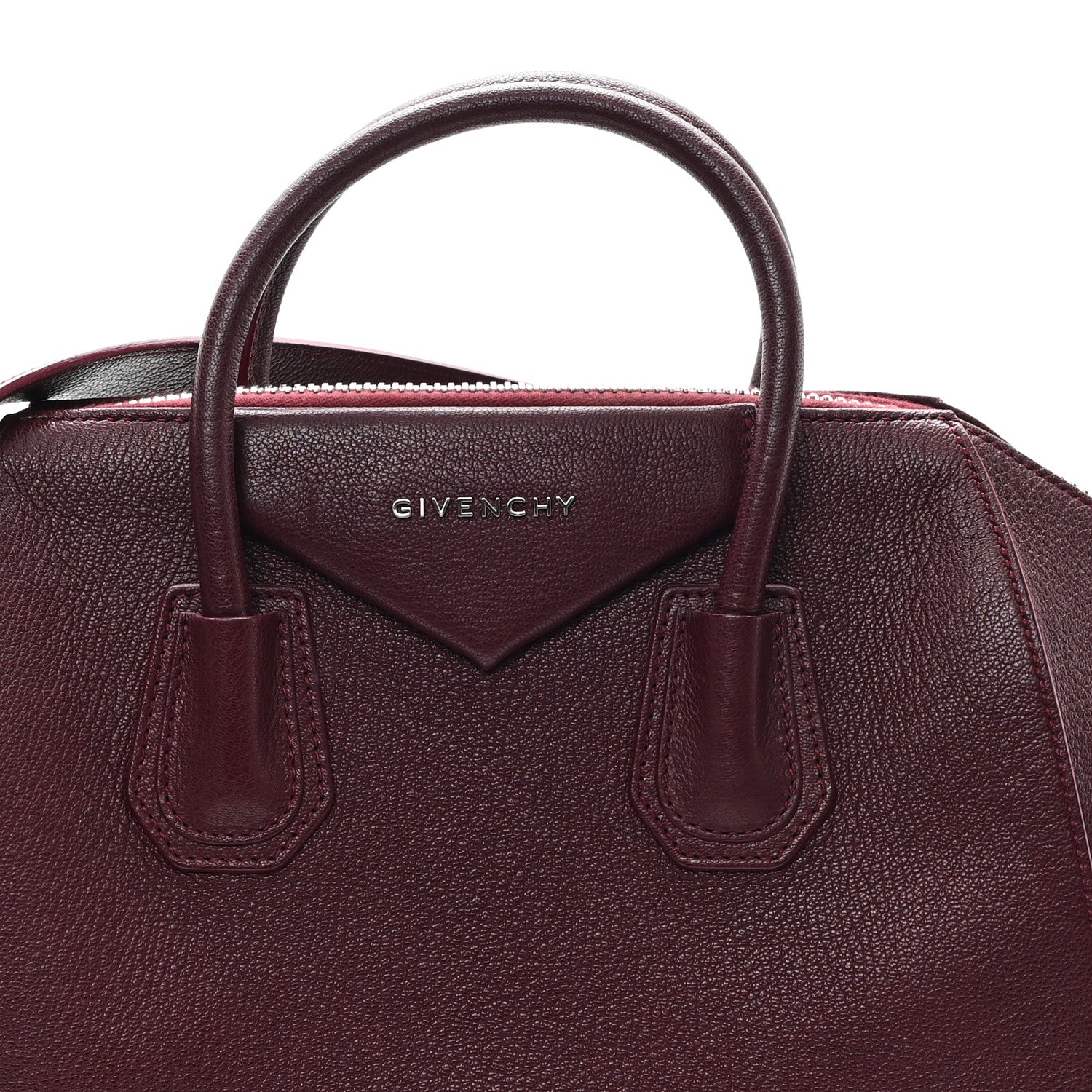 Givenchy Sugar Goatskin Medium Antigona Oxblood 8 of 12