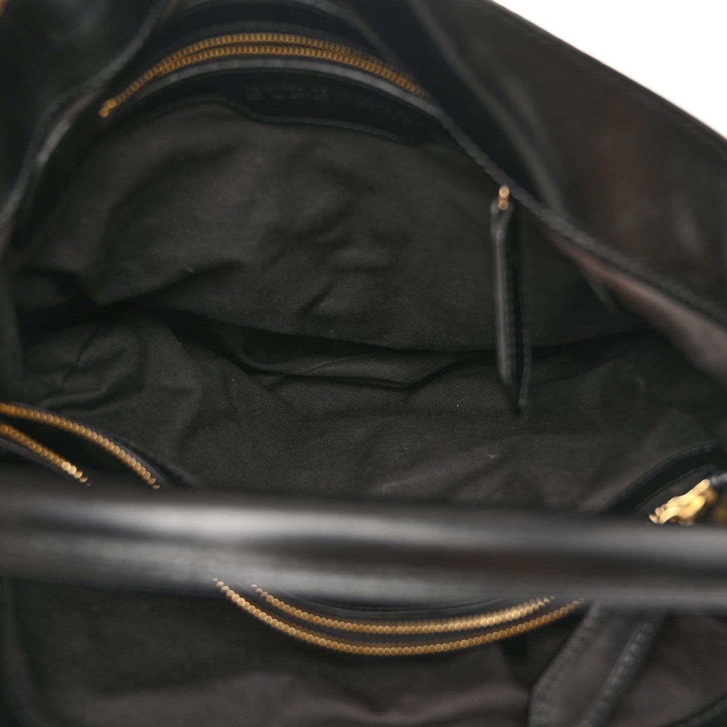 House Check Bridle Calfskin Medium Gosford Hobo Black