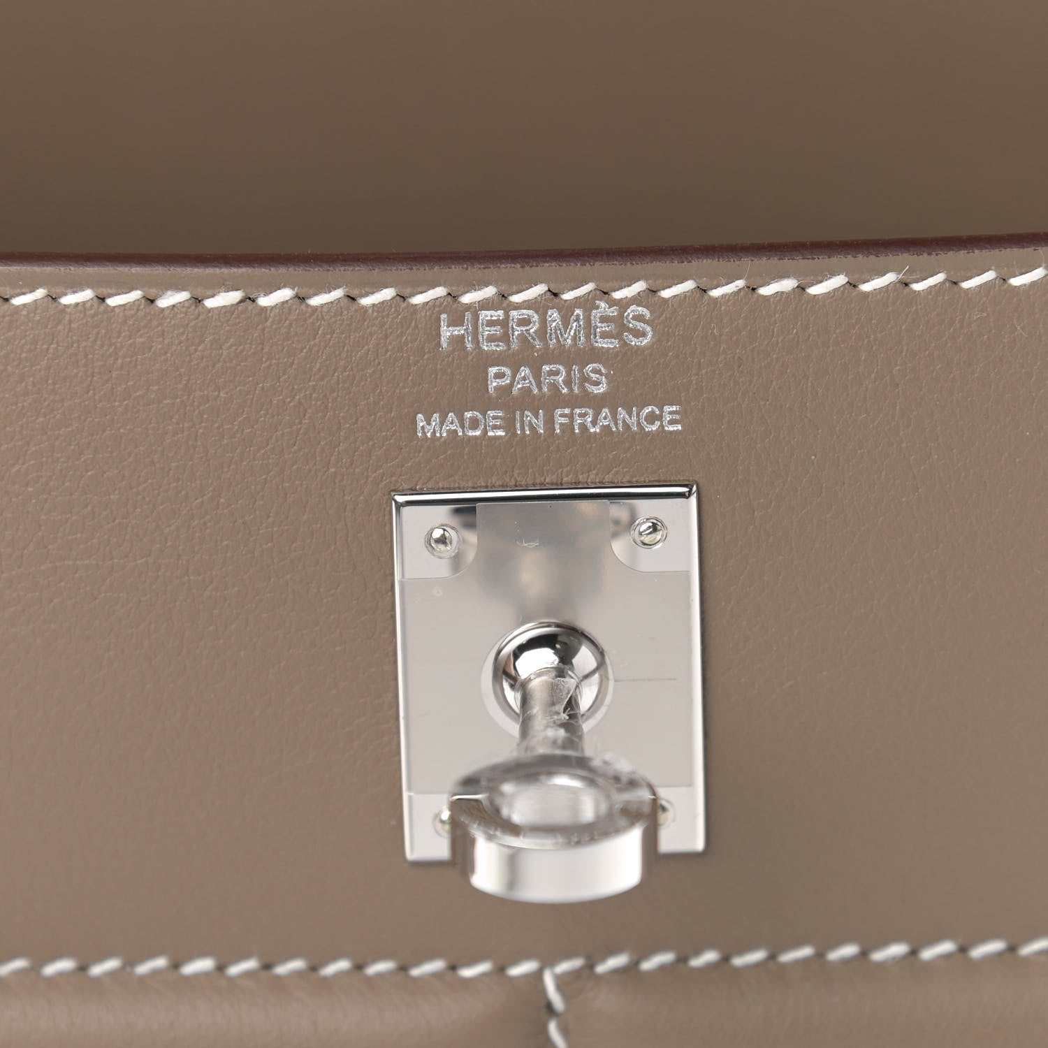 Hermes Swift Kelly Padded Sellier 25 Etoupe 6 of 12
