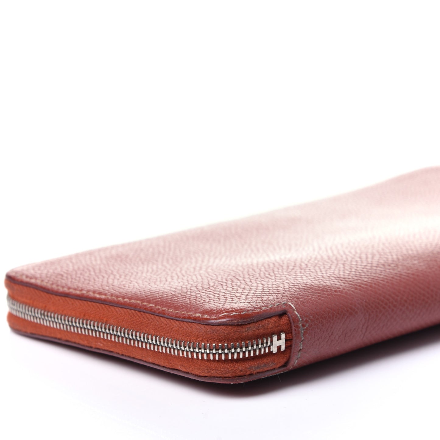 Epsom Silk'In Wallet Brique