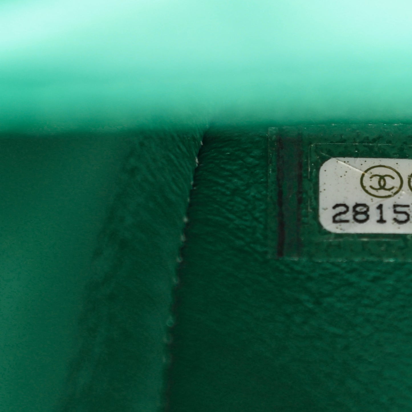 Aged Calfskin Quilted 2.55 Reissue Mini Flap Green