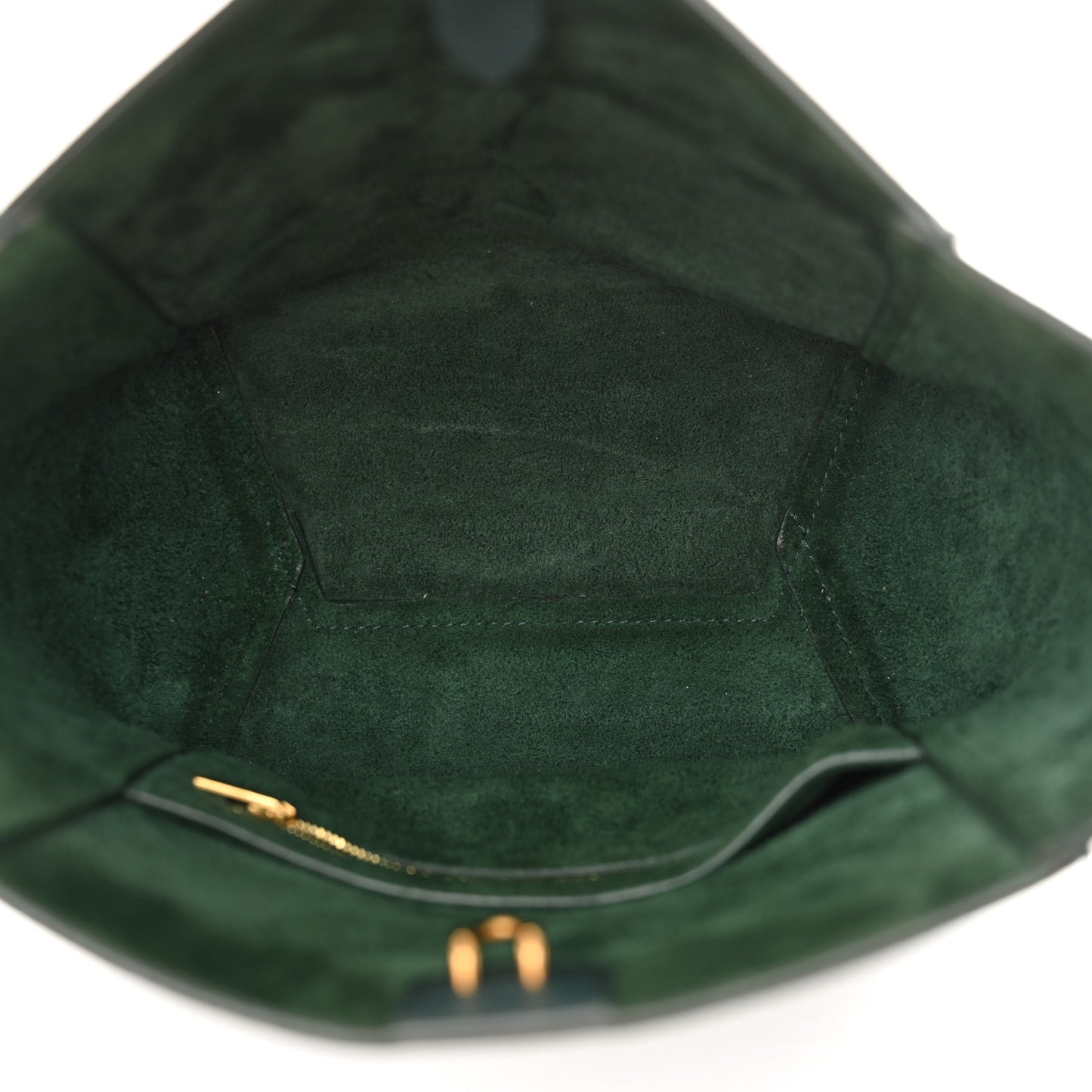 Soft Grained Calfskin Small Sangle Bucket Bag Amazone