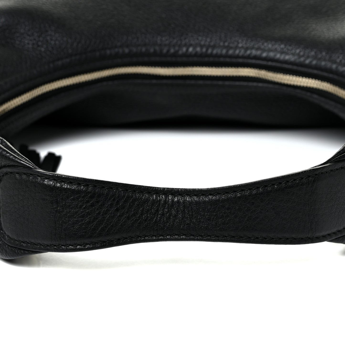 Pebbled Calfskin Soho Hobo Black