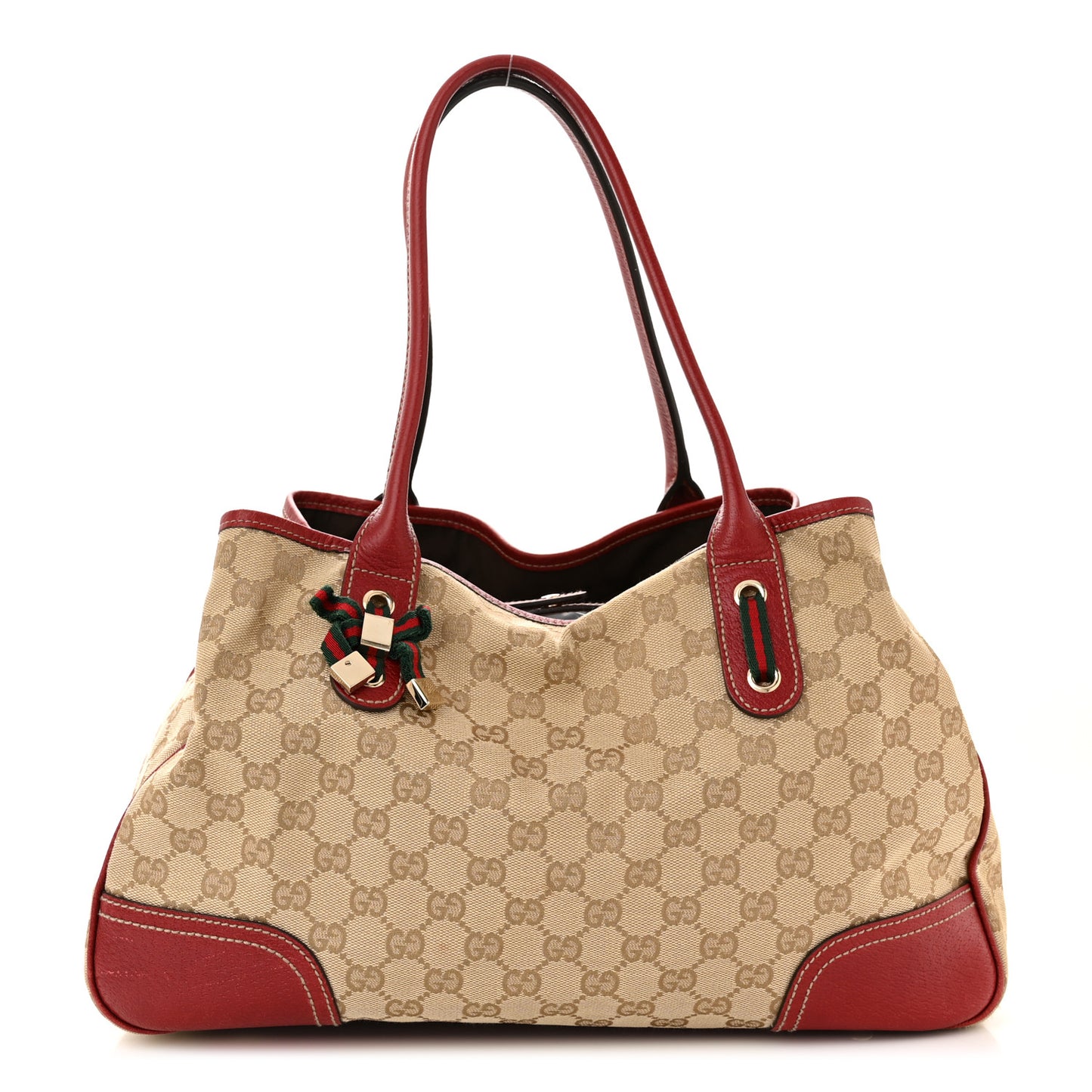 Monogram Medium Princy Tote Red