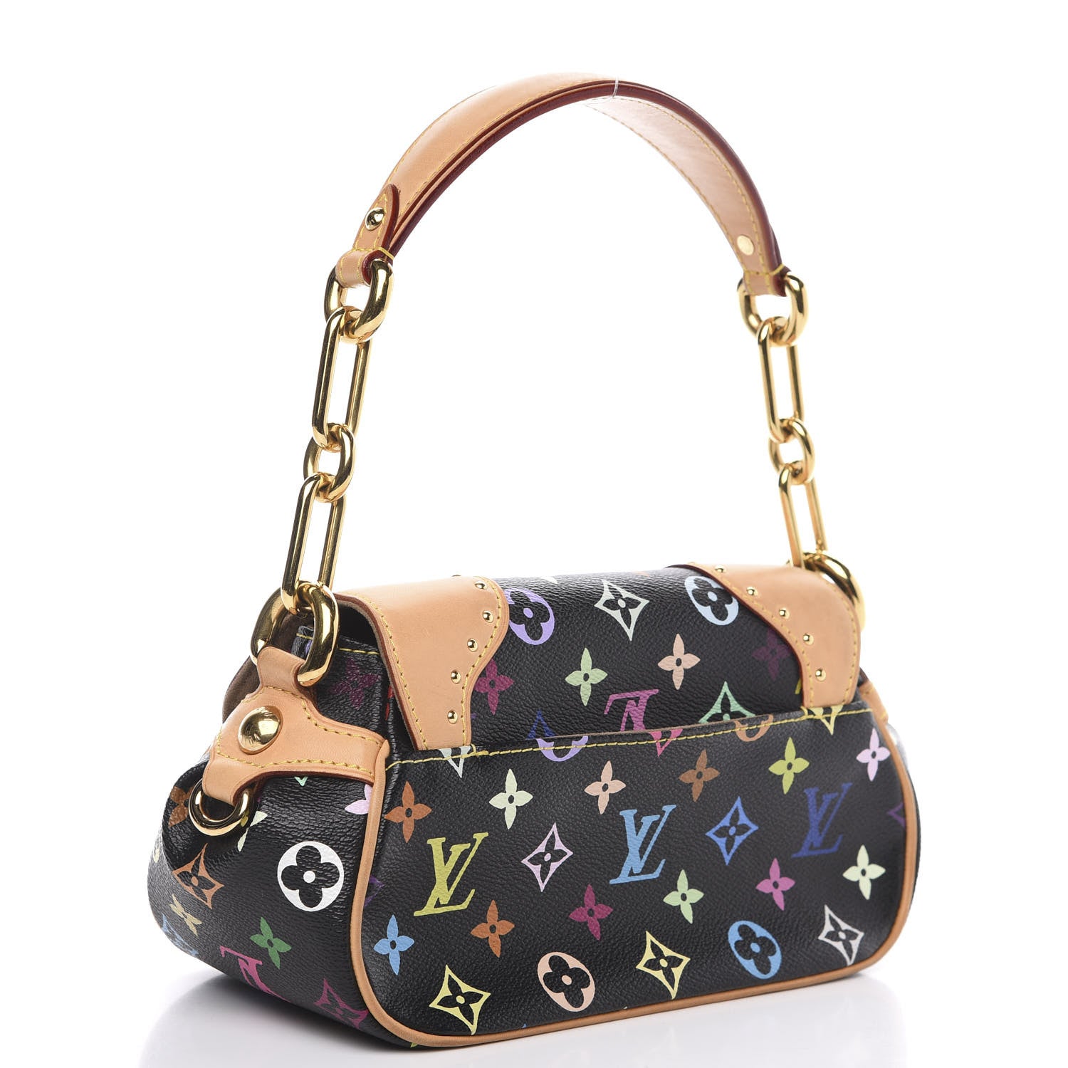 Louis Vuitton Monogram Multicolor Marilyn Black 2 of 15