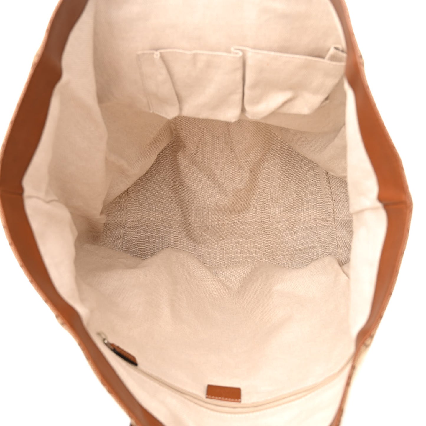 Monogram Large Vertical Original Tote Tan