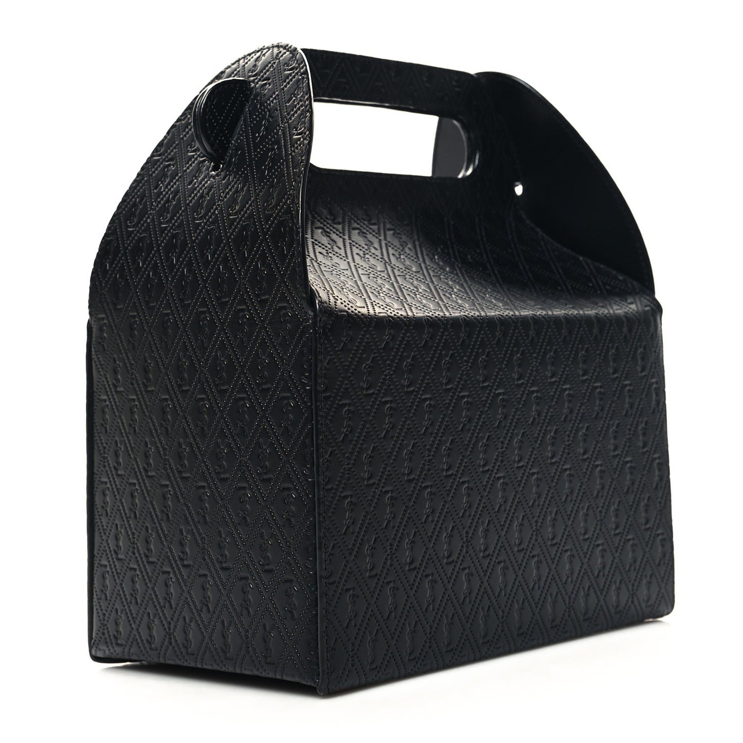 Calfskin Monogram Take Away Box Black
