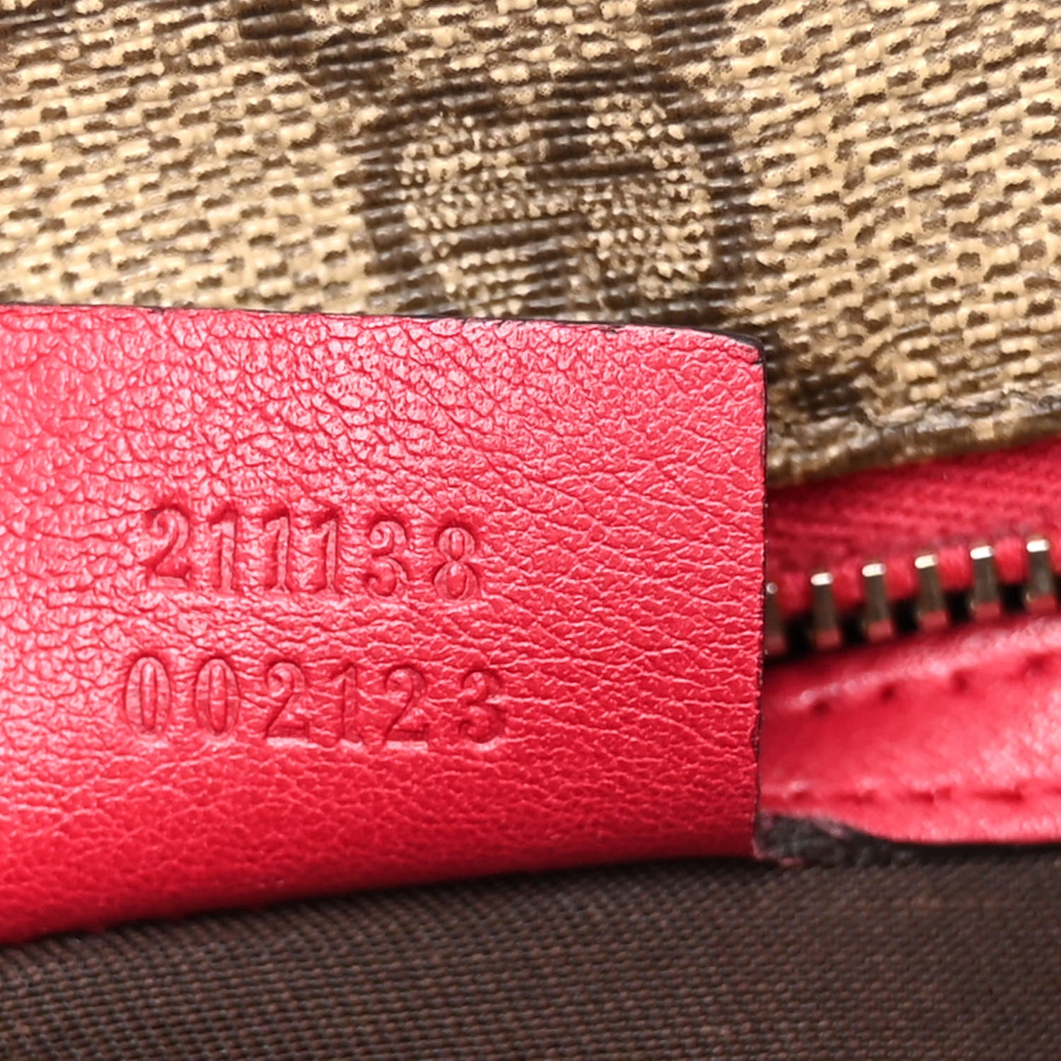 Gucci GG Supreme Monogram Small Joy Tote Red 7 of 12