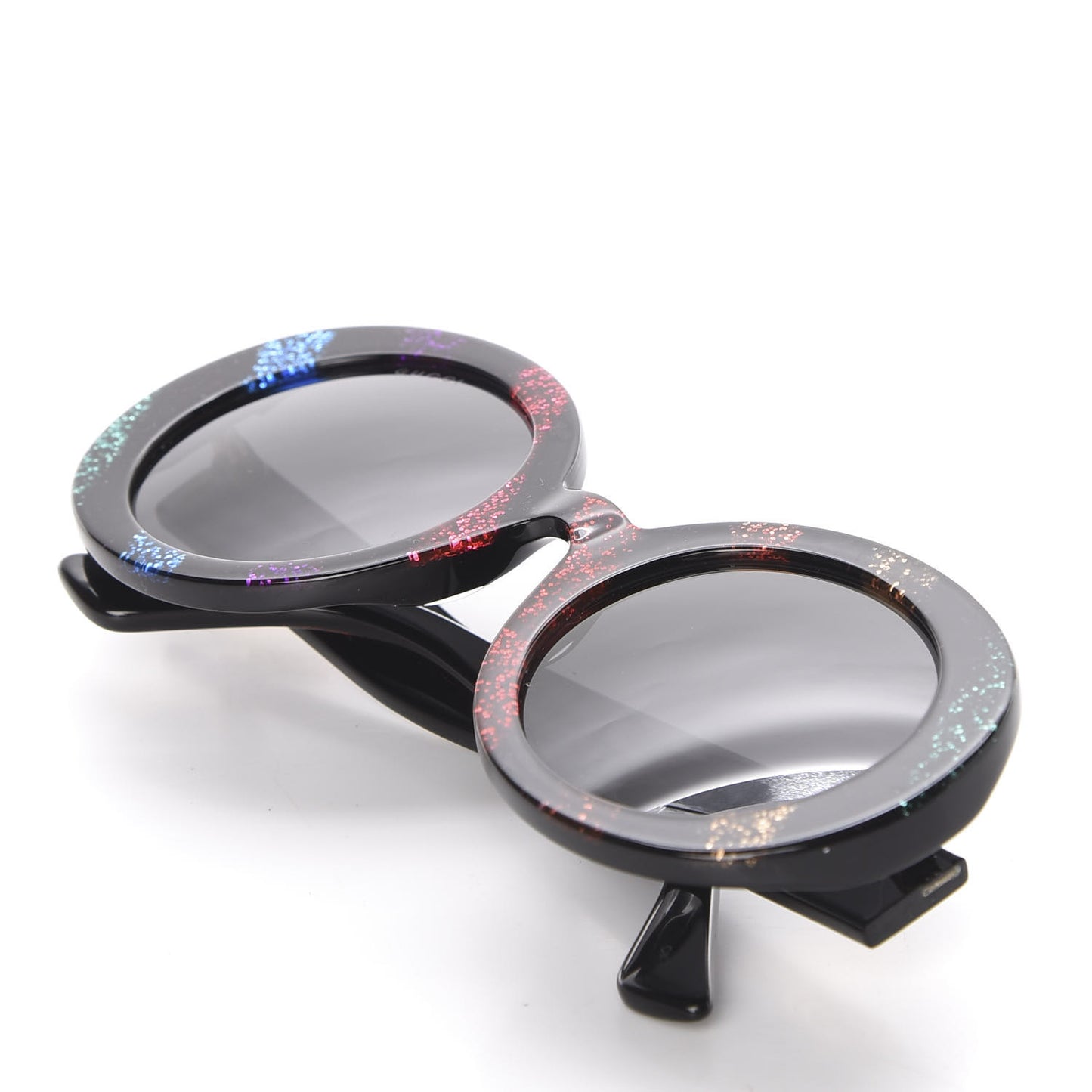 Acetate Round Glitter GG0319S Sunglasses Rainbow