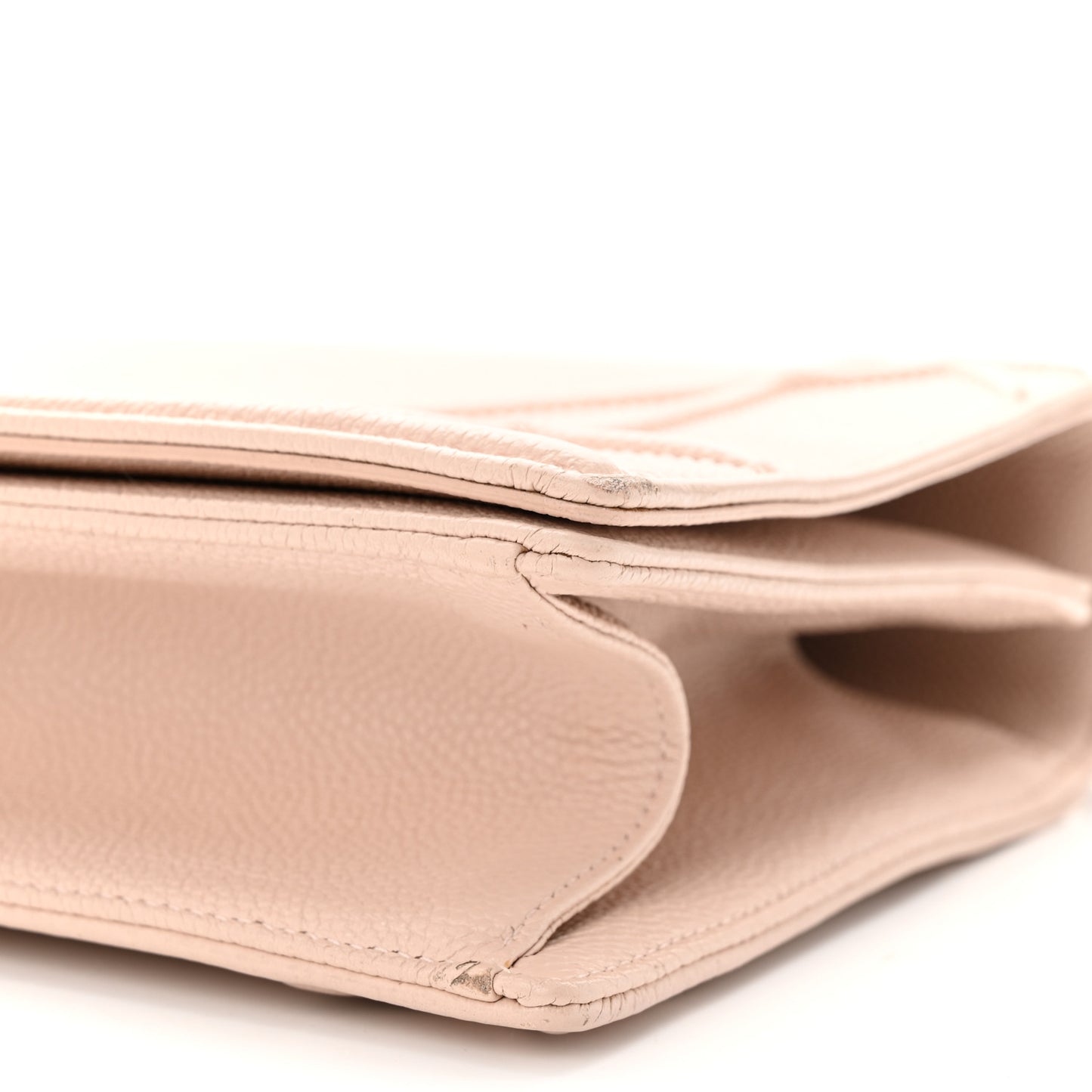 Grained Calfskin Medium Diorama Flap Bag Rose Poudre