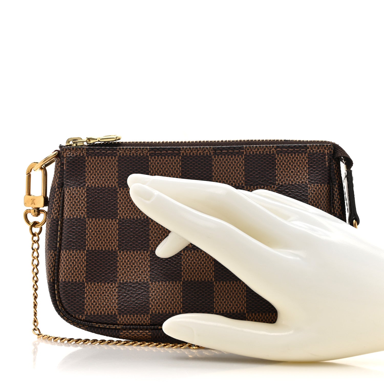 Louis Vuitton Damier Ebene Mini Pochette Accessories 3 of 12