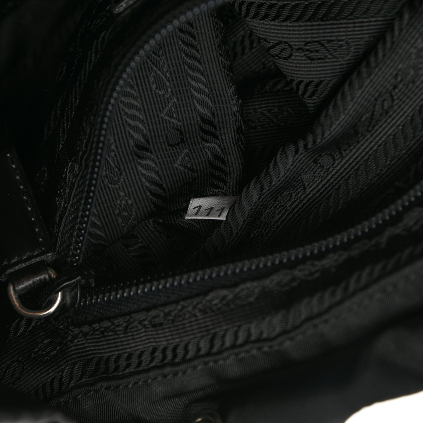 PRADA Tessuto Nylon Small Backpack Black
