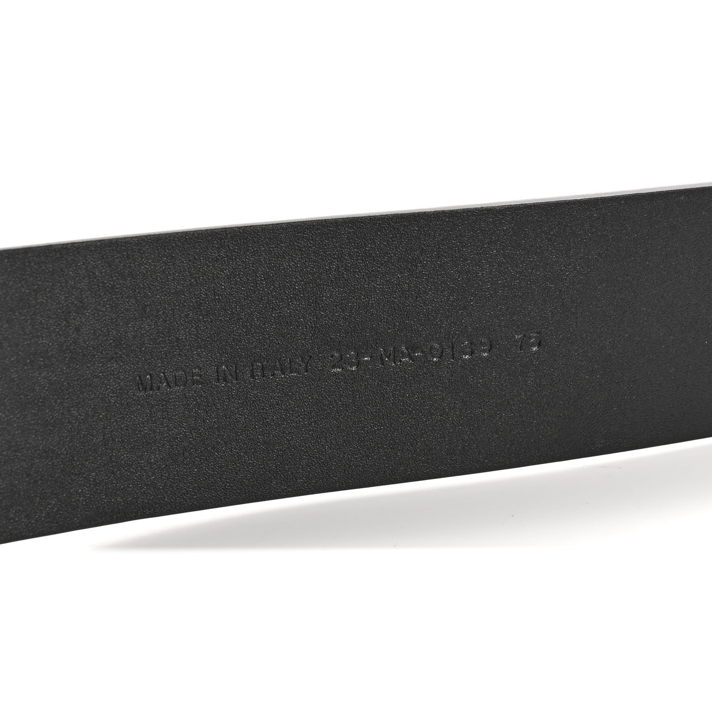 Calfskin CD Belt 75 30 Black