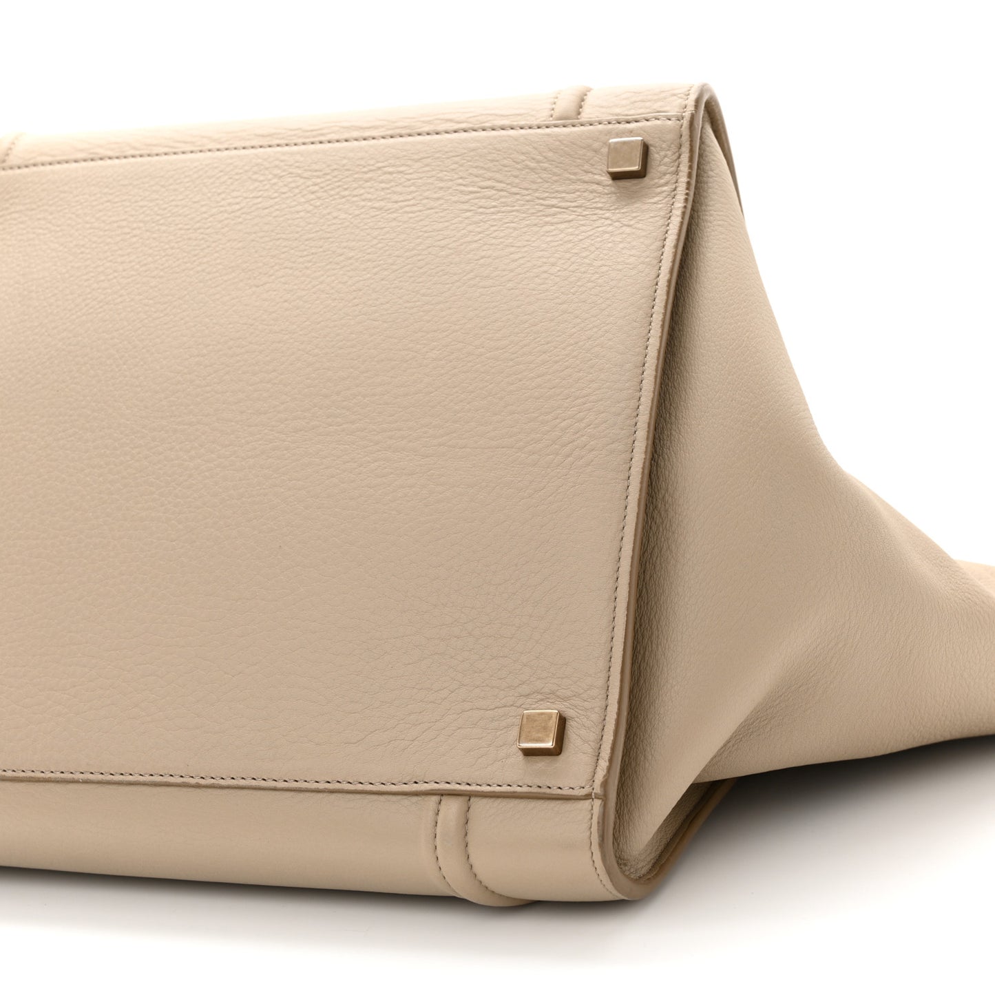 Smooth Calfskin Medium Phantom Luggage Taupe