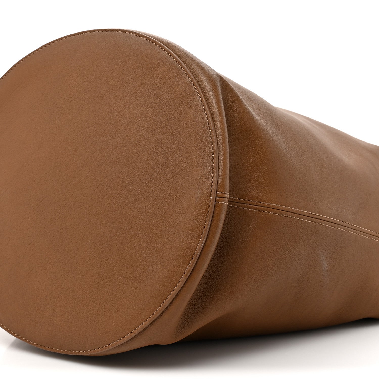 Khaite Smooth Calfskin Virginia Hobo Bag Brown 8 of 14