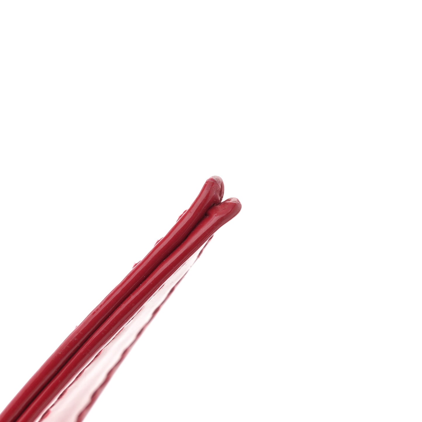 Patent Cannage Mini Lady Dior Red
