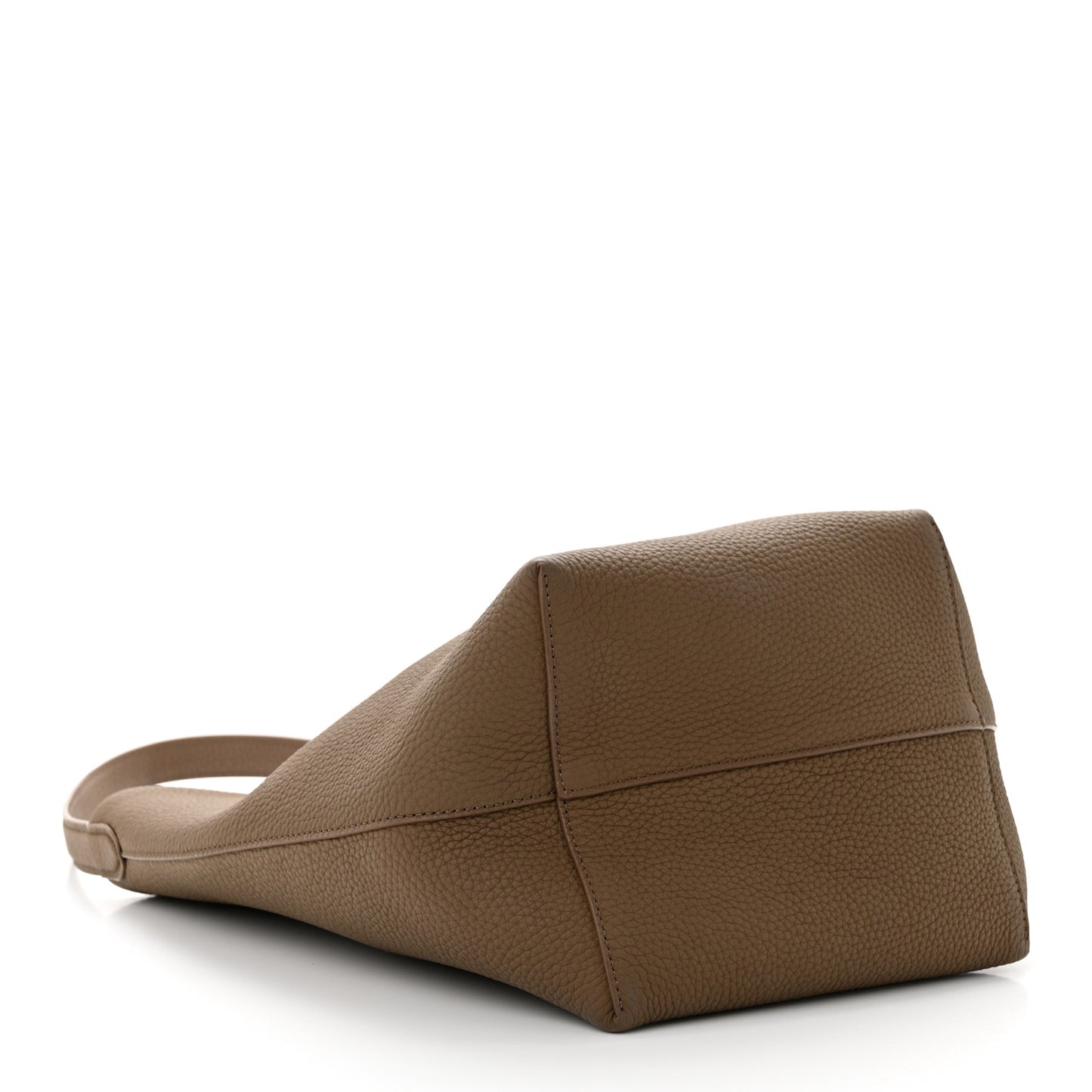 Grained Calfskin Medium N/S Park Tote Taupe