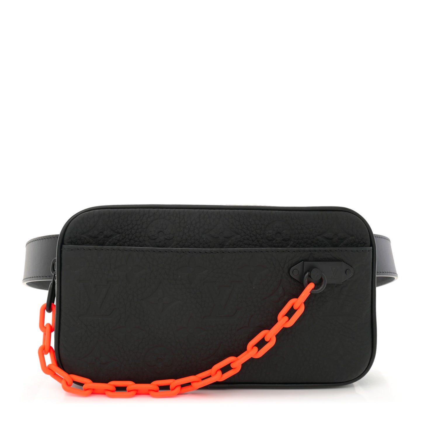 Taurillon Monogram Uniformes Solar Ray Soft Pochette Volga Belt Bag Black