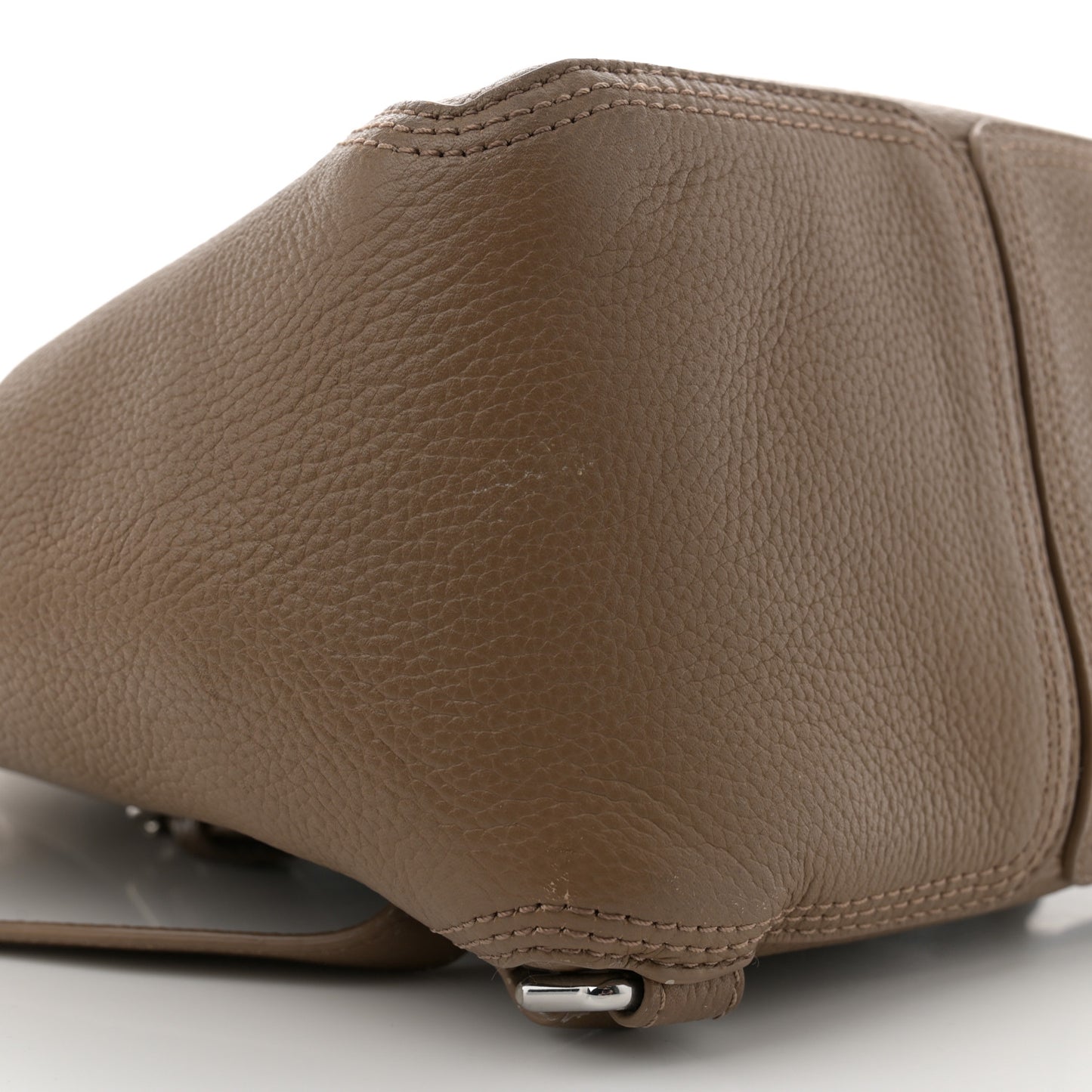Pebbled Calfskin Pashli Backpack Mushroom