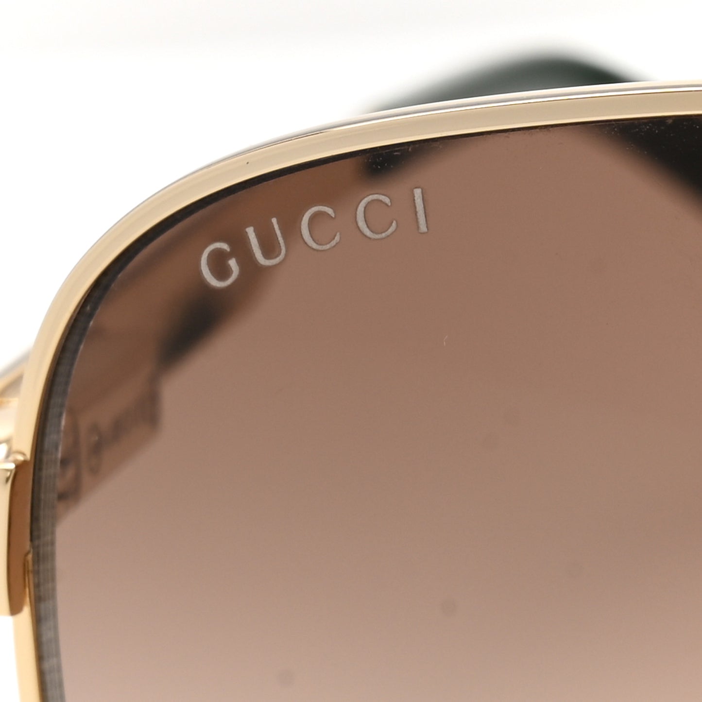 Metal Acetate Navigator Frame Sunglasses GG1223S XL Gold