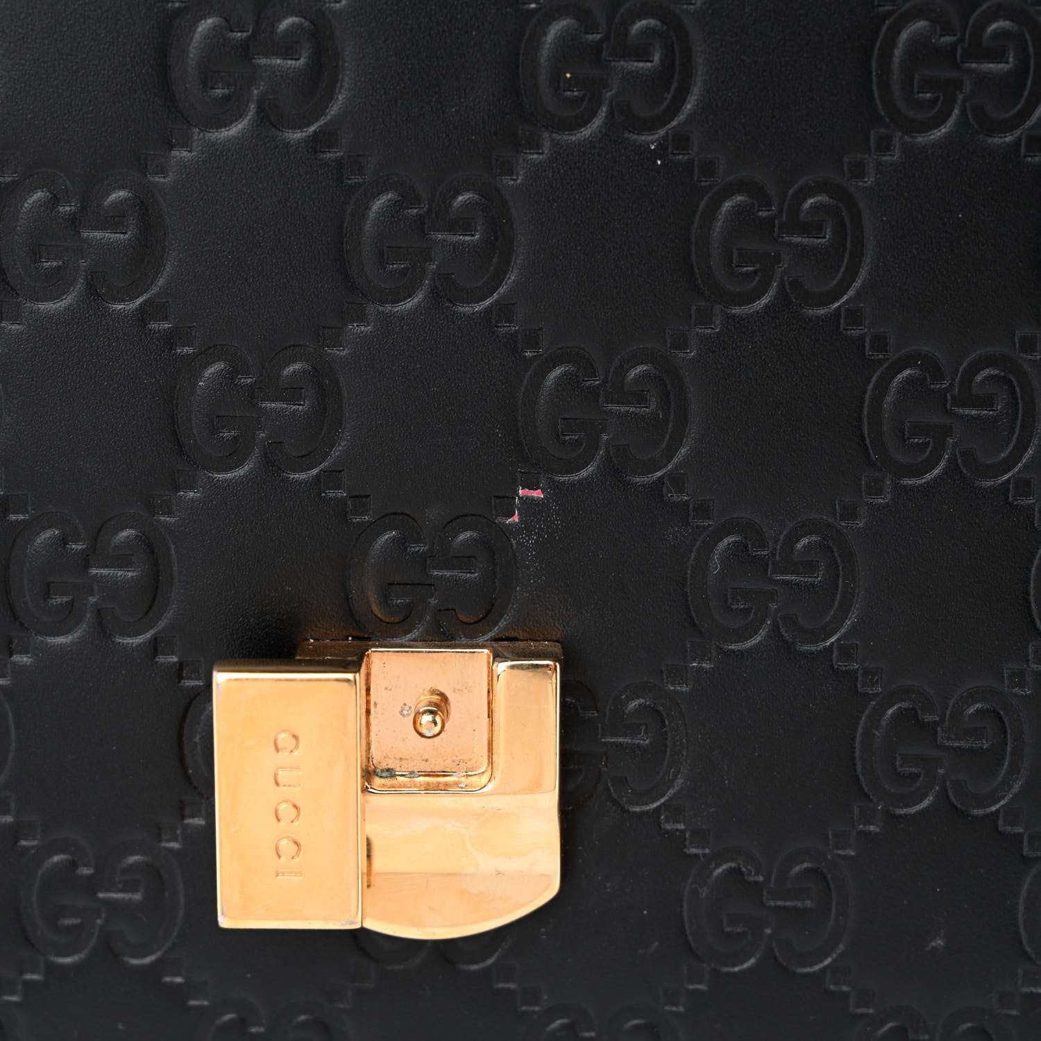 Gucci Guccissima Signature Medium Sylvie Top Handle Bag Black 12 of 19
